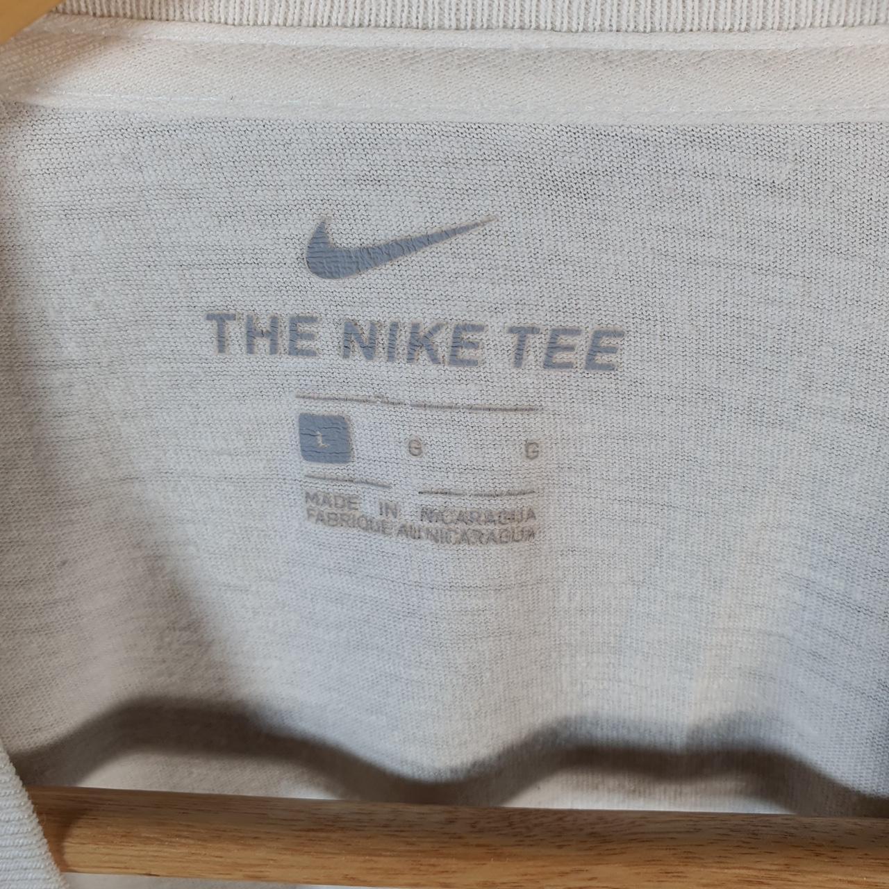 Vintage Nike Air Spellout T Shirt Men’s Large White Logo Swoosh Athletic