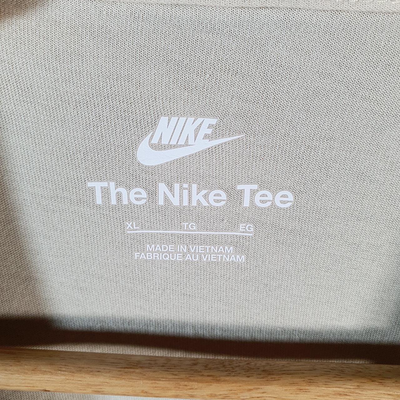 Vintage Nike Embroidered Club T Shirt Men’s XL Brown Swoosh Athletic