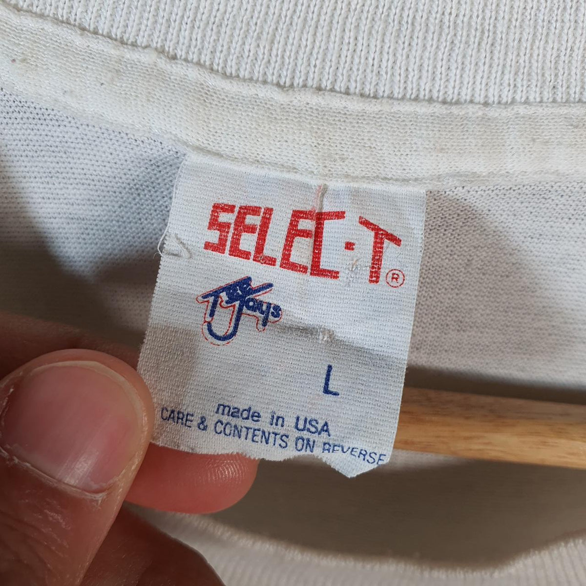 Vintage TeeJays St Jude Hospital 90s USA Single Stitch T Shirt Men’s Large White C9648
