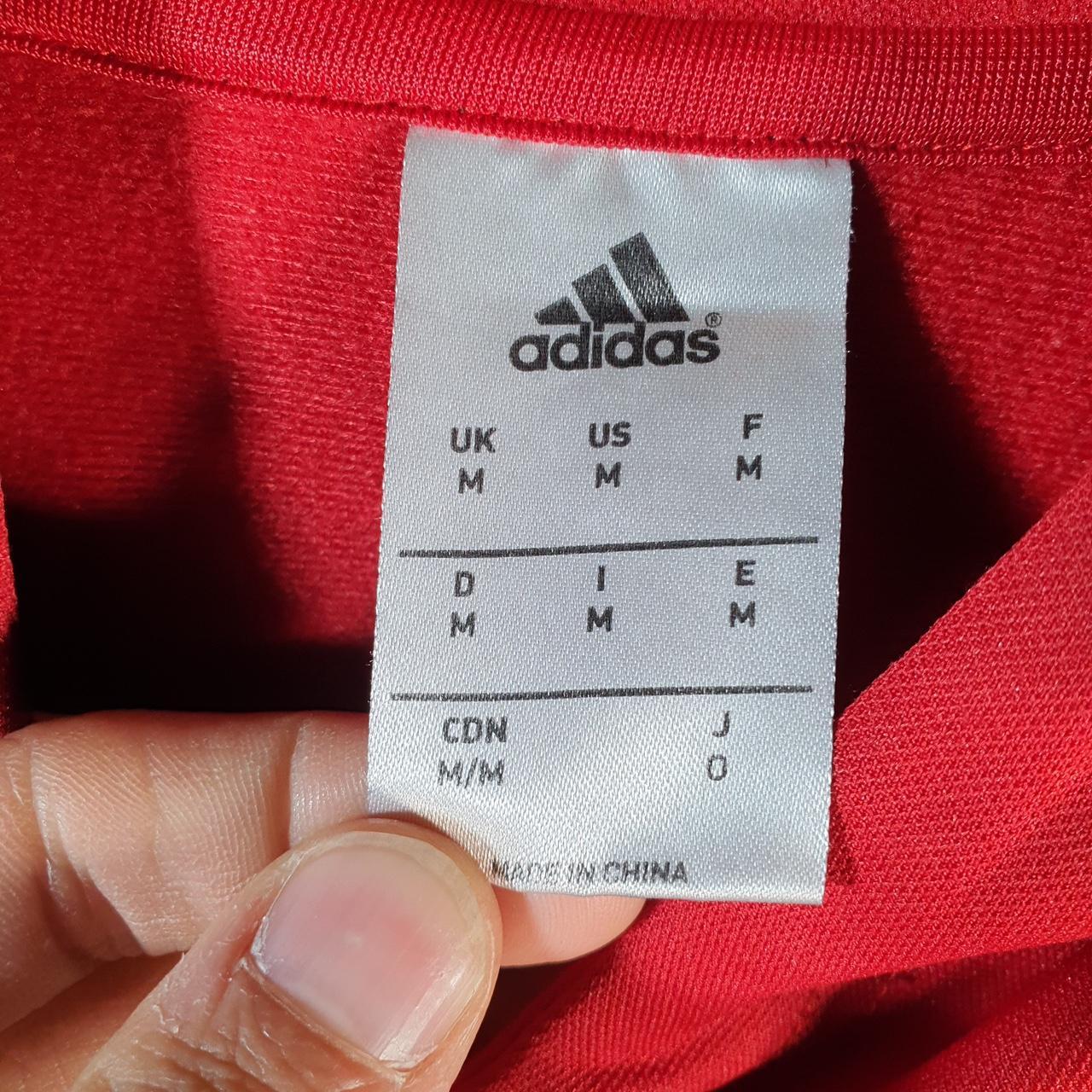 Vintage Adidas Cricket Hoodie Men’s Medium Red Pullover Baggy