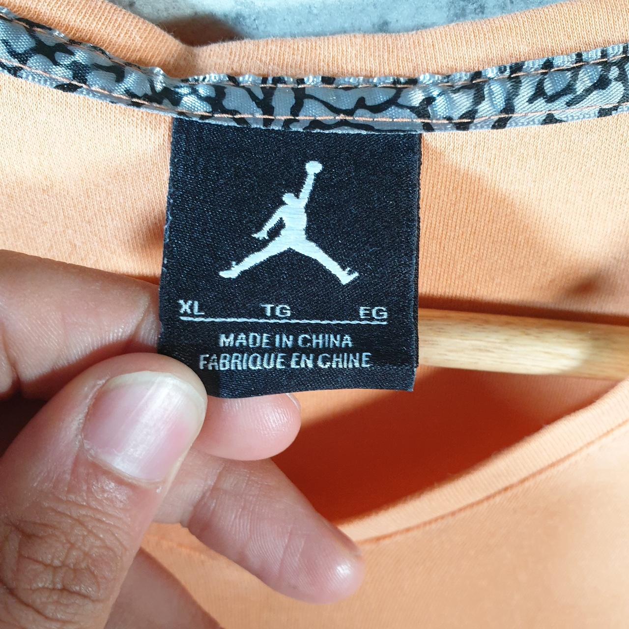 Vintage Nike Jordan Jump Man T Shirt Men’s XL Pink Logo Swoosh Athletic