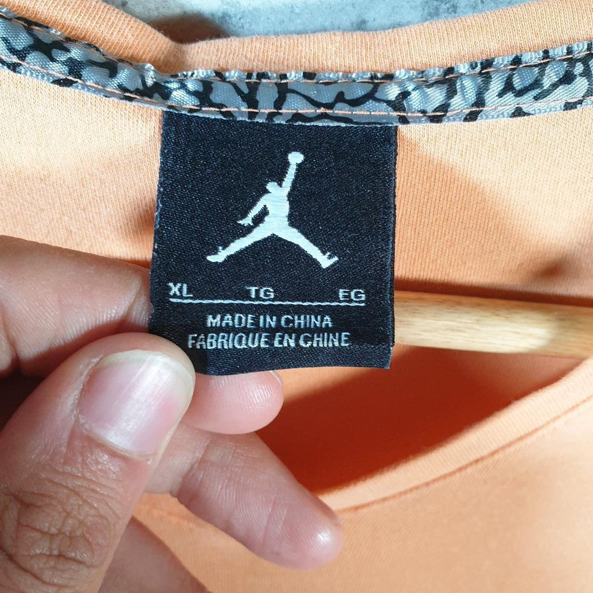 Vintage Nike Jordan Jump Man T Shirt Men’s XL Pink Logo Swoosh Athletic