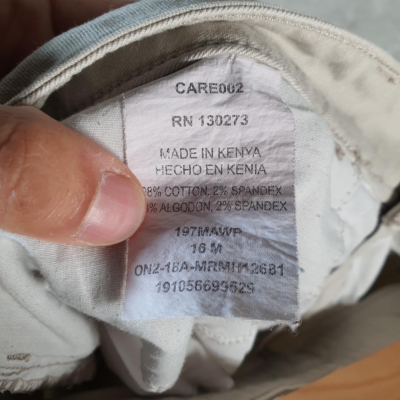 Vintage Lee Riders Low Rise Short Shorts Jorts Cargo Womens W38 Beige Relaxed A4530