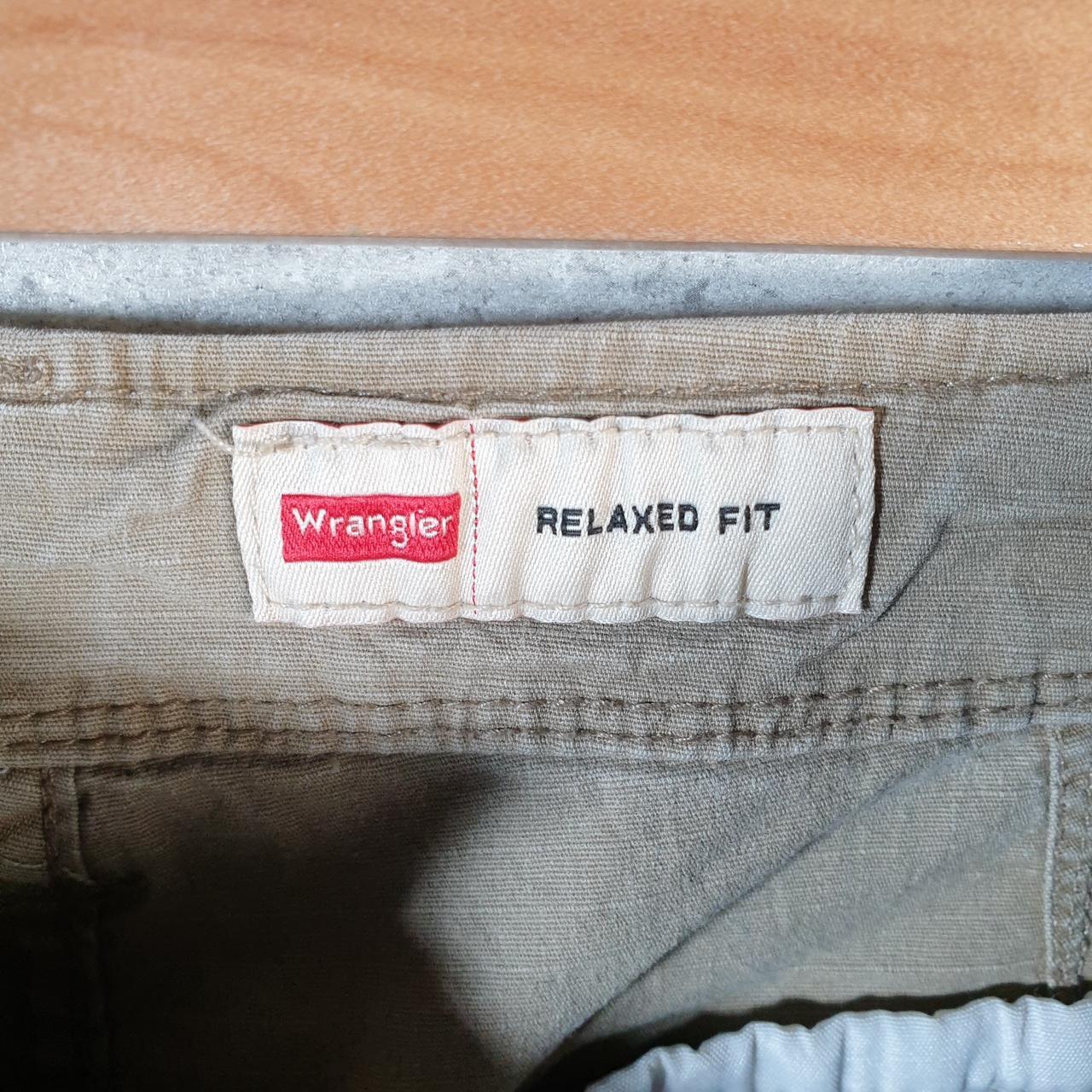 Vintage Wrangler Chino Shorts Jorts Cargo Men’s W33 Brown Baggy Cotton