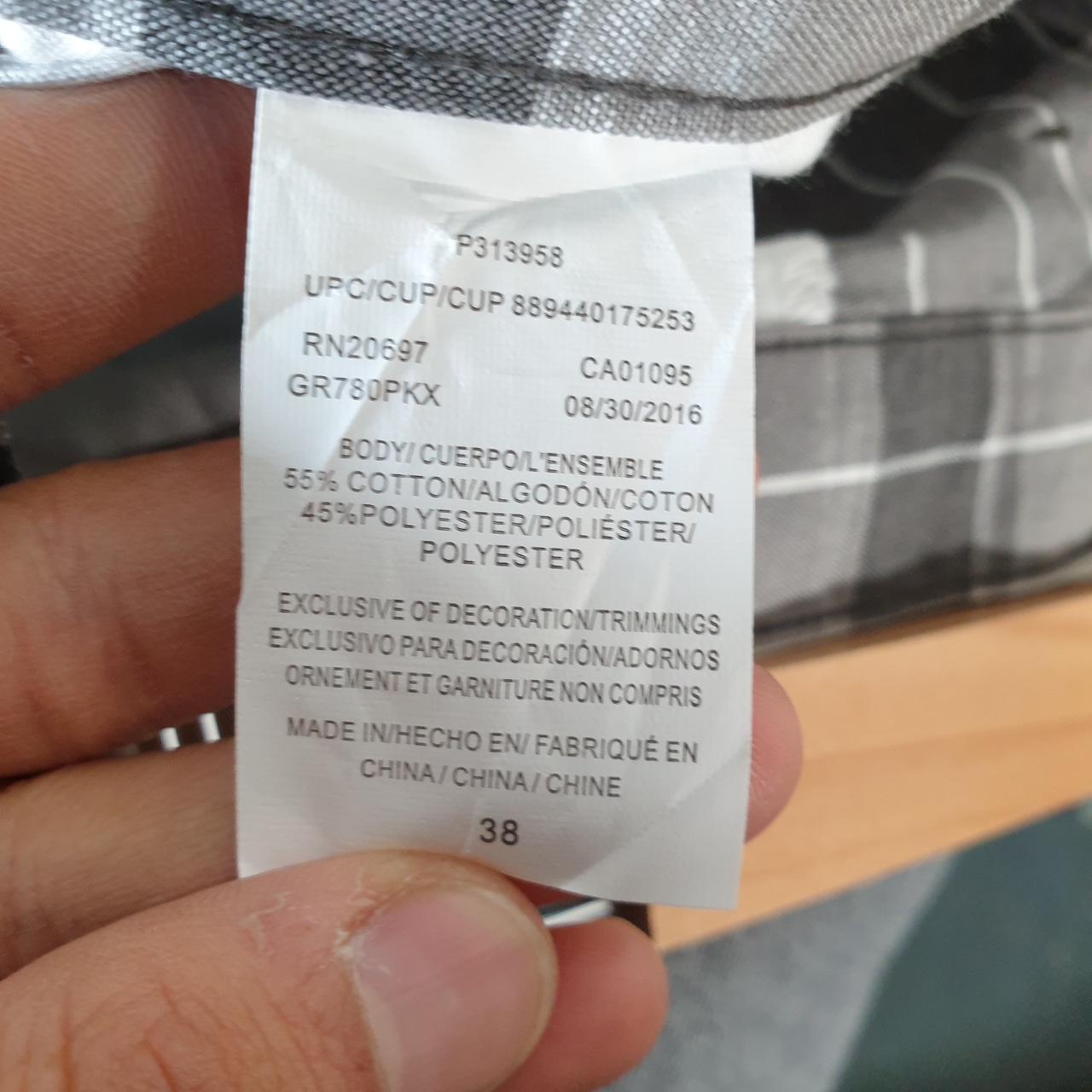 Vintage Dickies Baggy Chino Shorts Jorts Cargo Mens W38 Grey Checkered Loose Fit