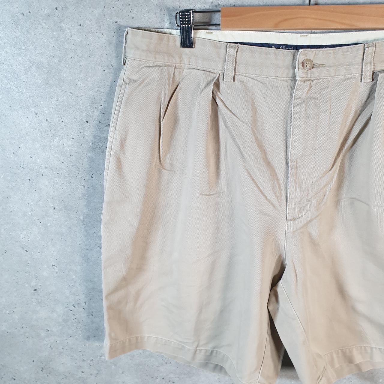 Vintage Ralph Lauren Polo Shorts Jorts Chino Cargo Men’s W38 Brown Baggy Cotton