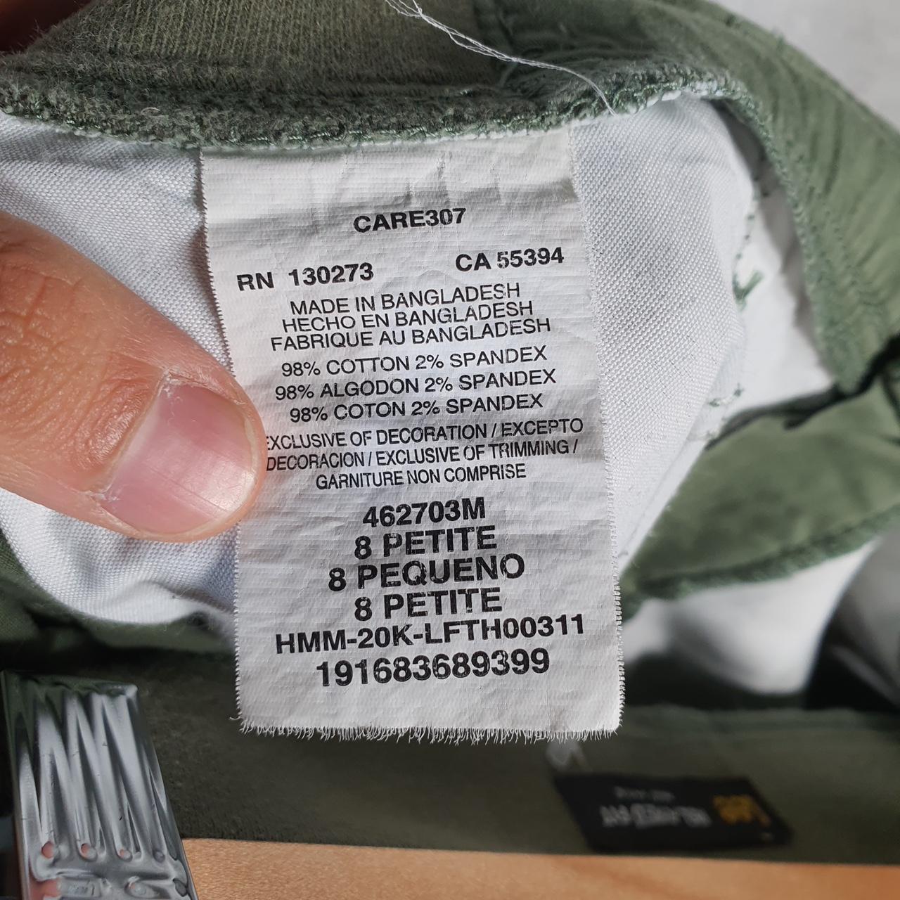 Vintage Lee Baggy Shorts Jorts Cargo Womens W32 Green Relaxed Cargo