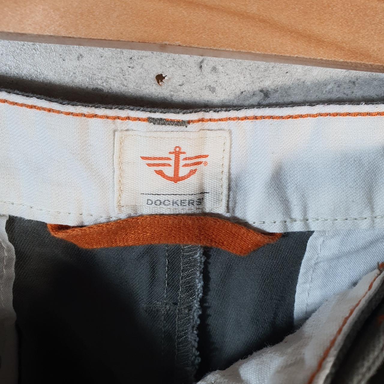 Vintage Dockers Chino Shorts Jorts Cargo Men’s W34 Grey Baggy Cotton