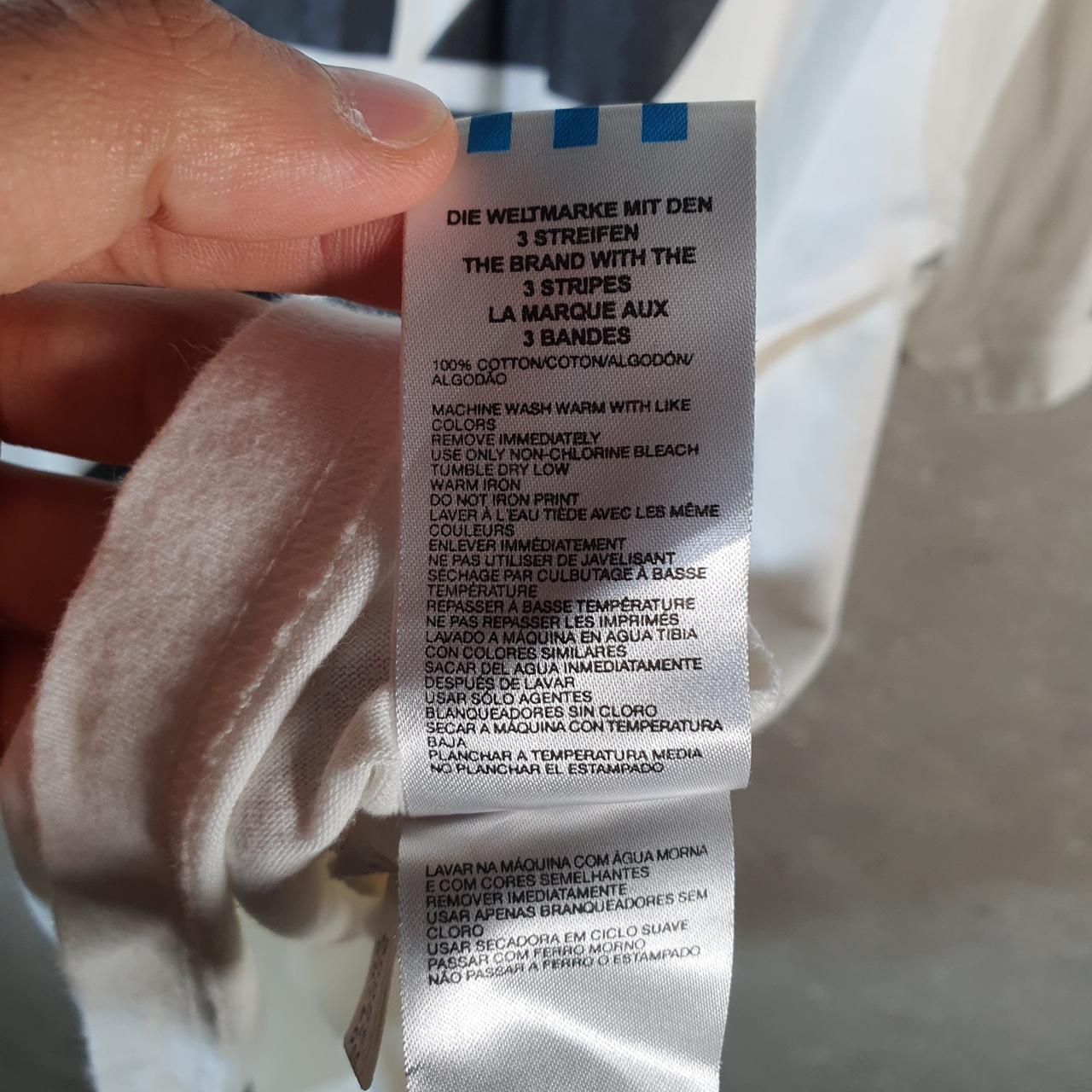 Vintage Adidas Trefoil Retro T Shirt Men’s Large White Three Stripes Logo