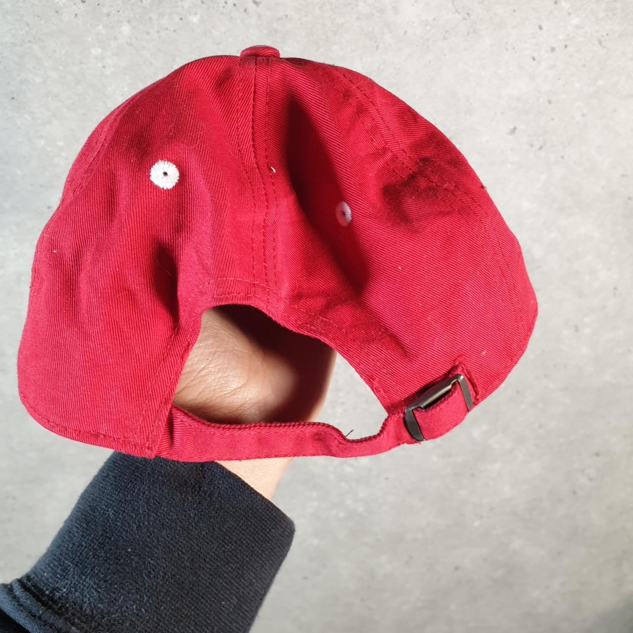 Vintage NFL Kansas City Chiefs Adjustable Cap Womens USA Spellout Athletic C8521