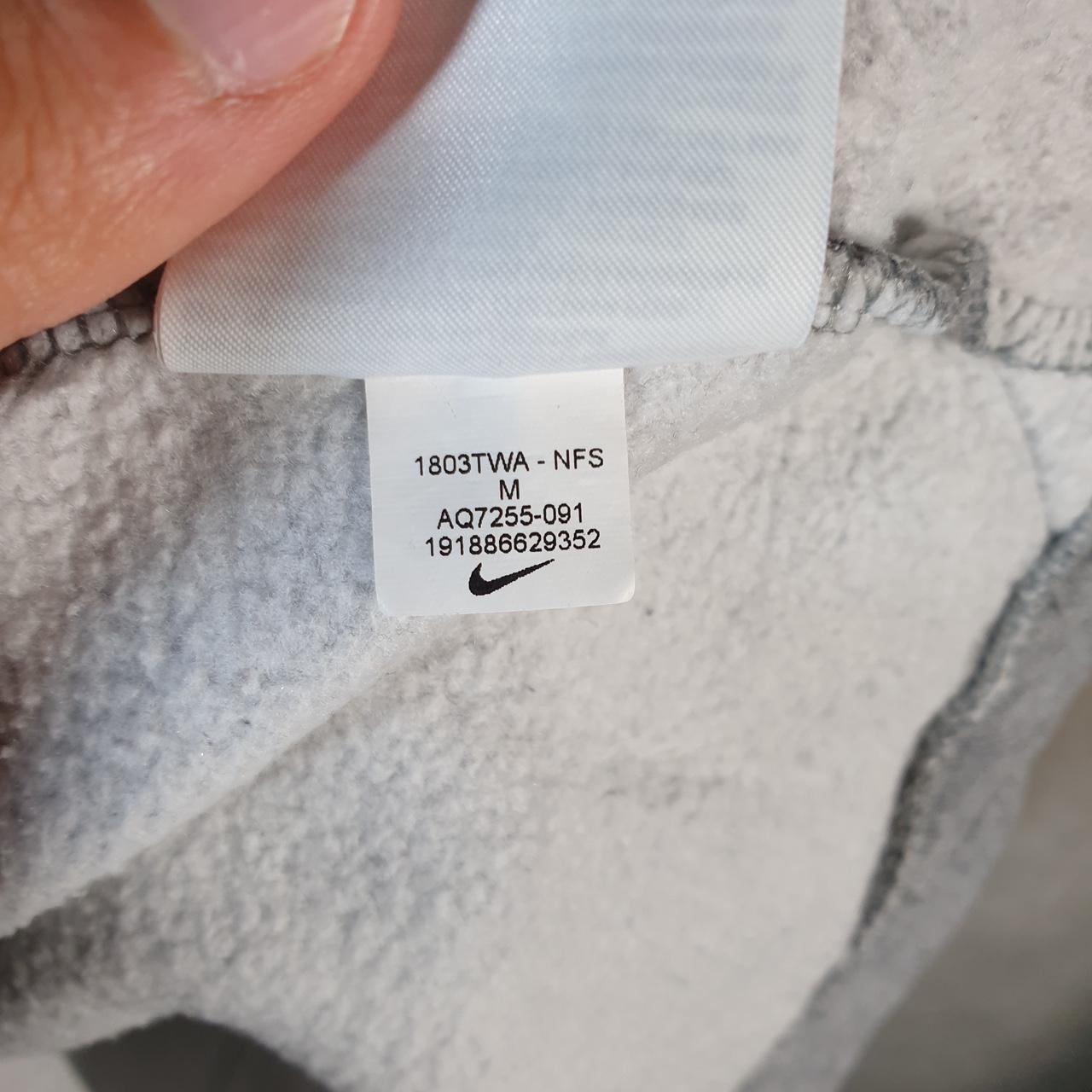 Vintage Nike Air Hoodie Men’s Medium Grey Spellout Swoosh Y2K Pullover