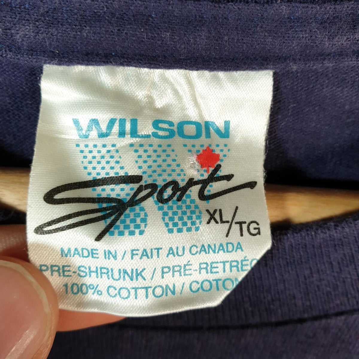 Vintage Wilson Commonwealth Games 1994 Canada USA Single Stitch T Shirt Men’s XL Blue