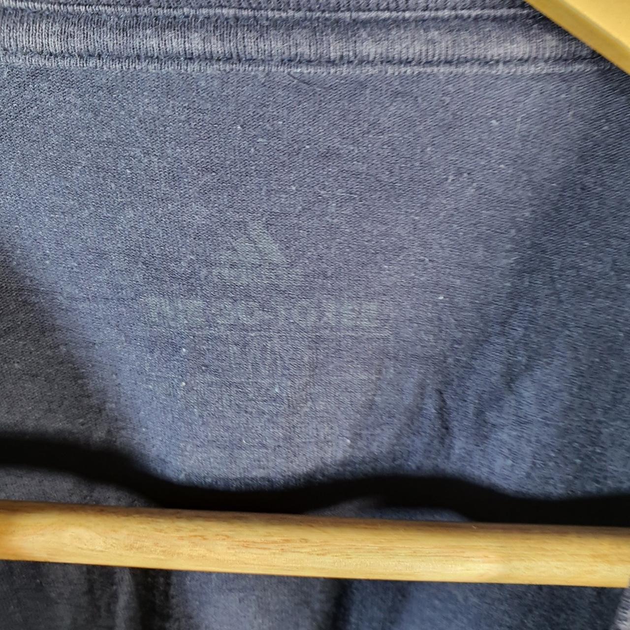 Vintage Adidas Go To Tee T Shirt Men’s Medium Navy Blue Three Stripes Logo Athletic