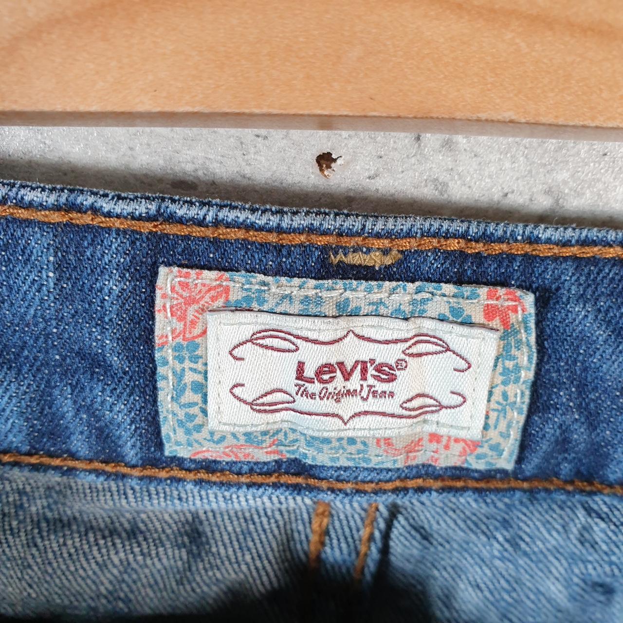 Vintage Levi’s Baggy Shorts Jorts Cargo Womens W32 Blue relaxed Denim