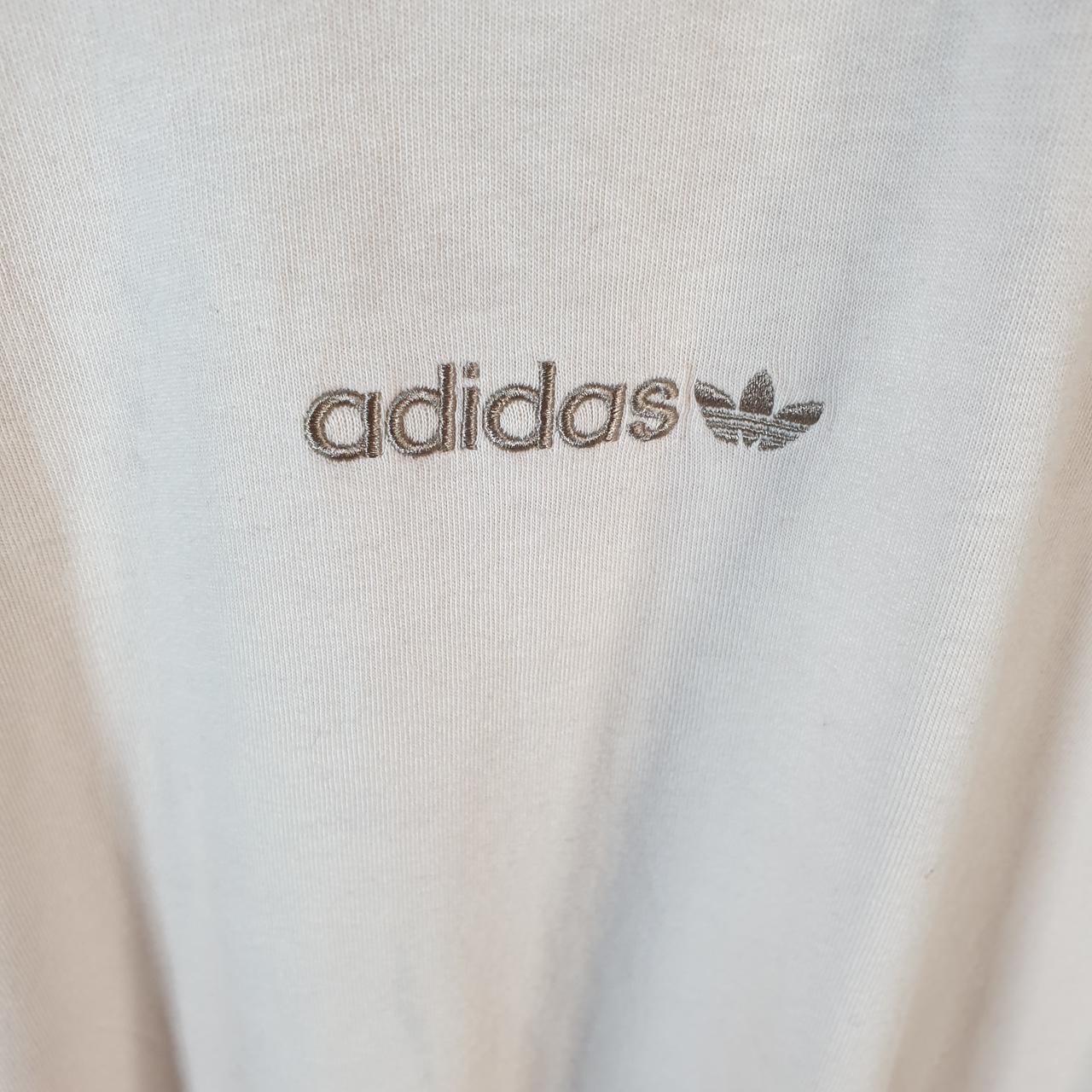 Vintage Adidas 90s Embroidered T Shirt Men’s XL Pink Trefoil Retro Logo