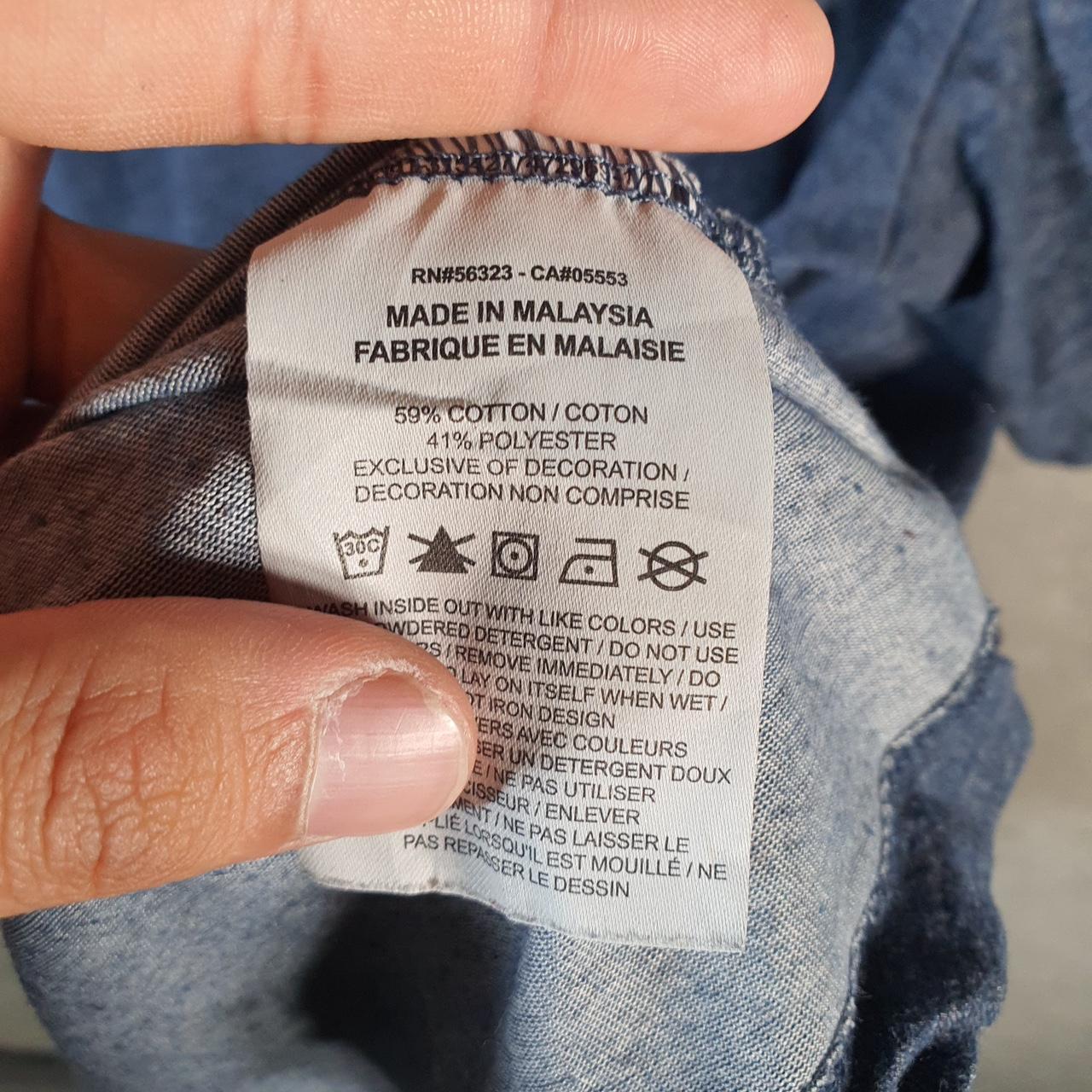 Vintage Nike Dri fit T Shirt Mens XL Blue Printed Logo Swoosh Athletic