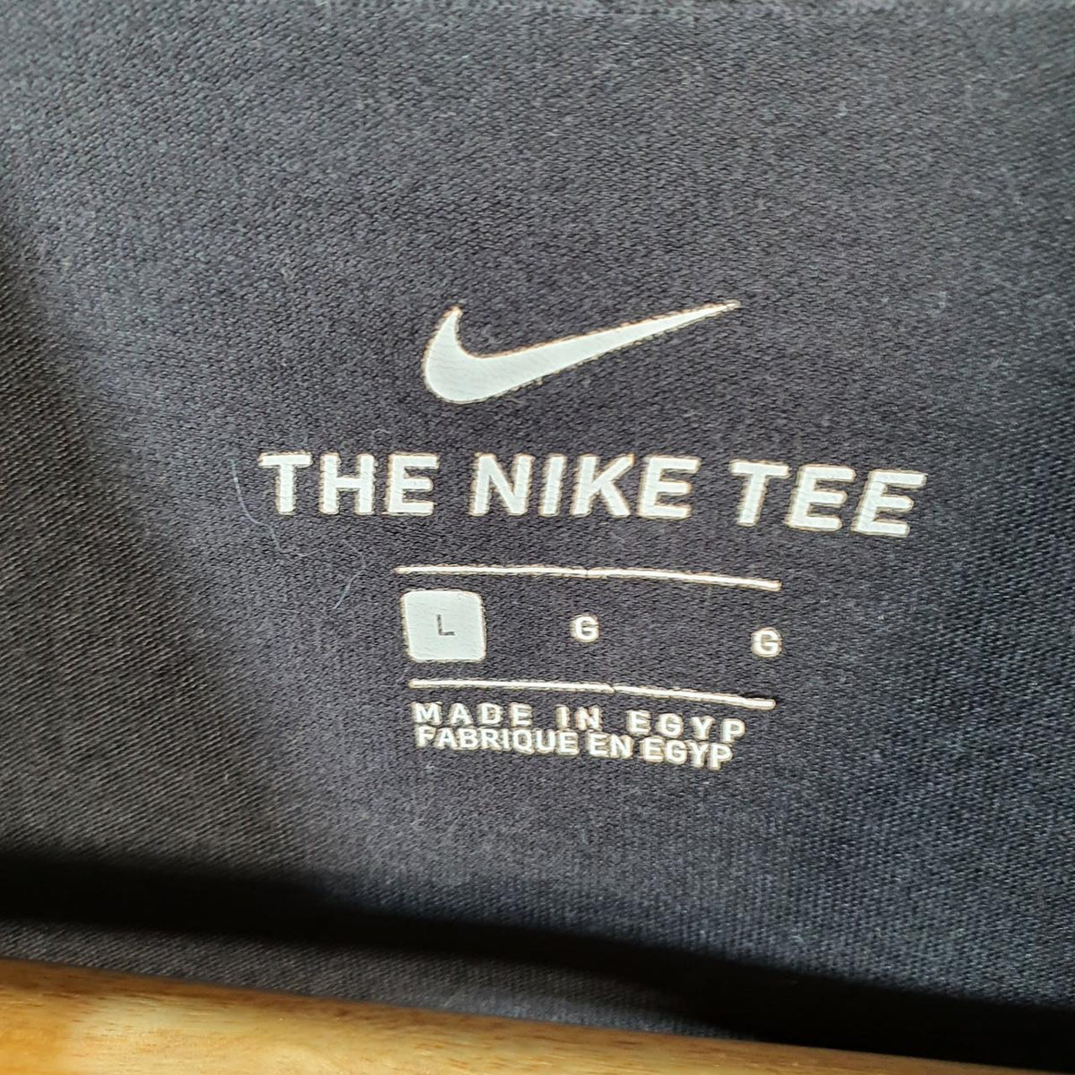 Vintage Nike Spellout Just Do It T Shirt Men’s Large Black Logo Swoosh Athletic