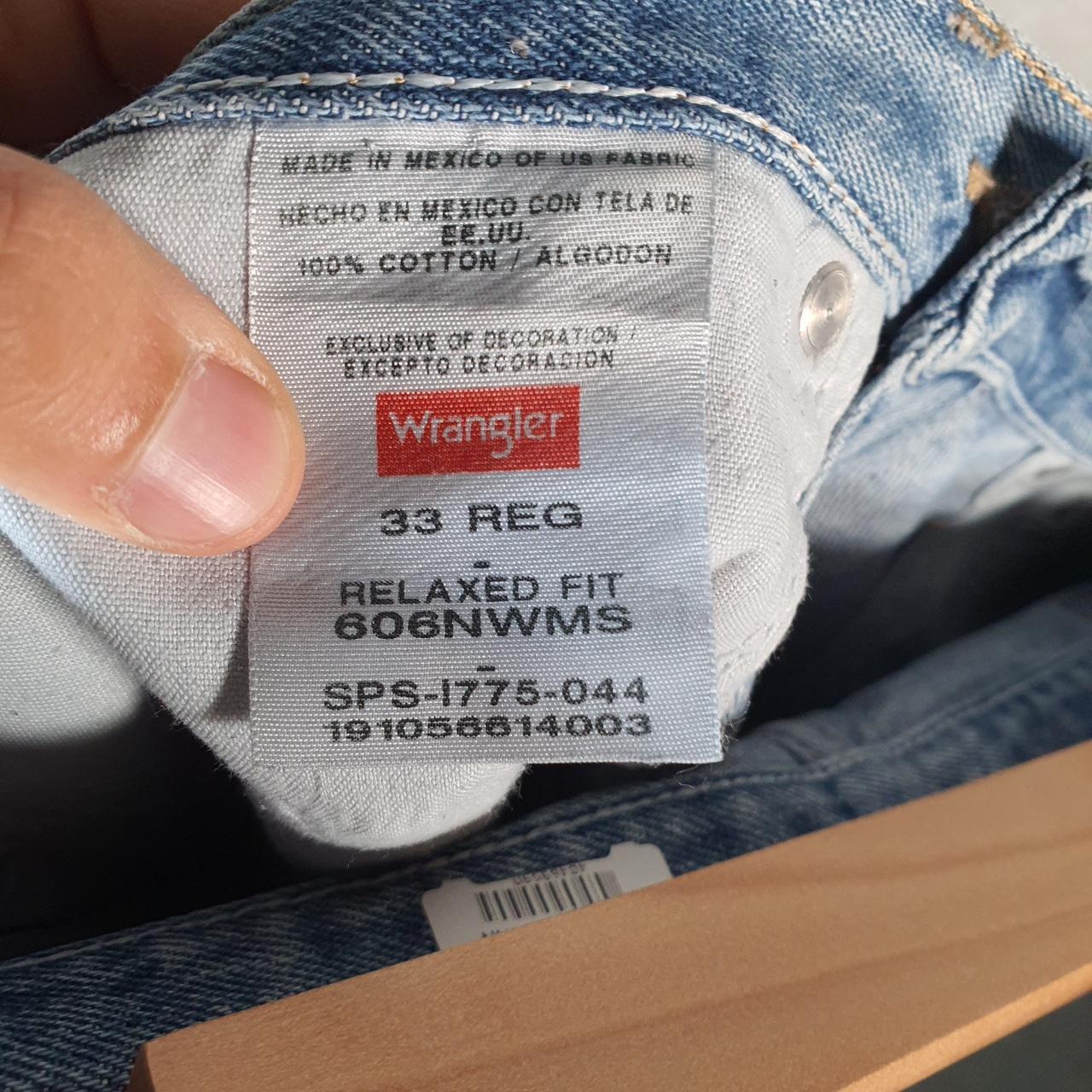 Vintage Wrangler Denim Shorts Jorts Cargo Men’s W33 Relaxed Blue Baggy Cotton