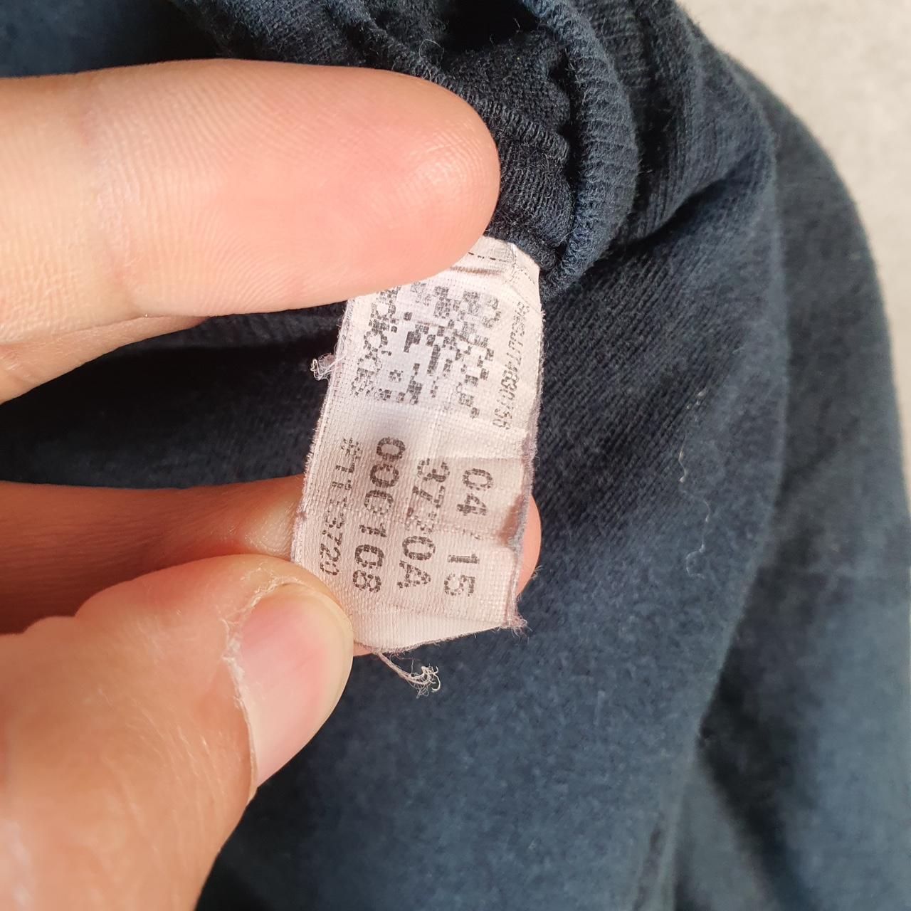 Vintage Adidas Go Tee Spellout T Shirt Shirt Men’s Large Black Three Stripes Logo Athletic C9842