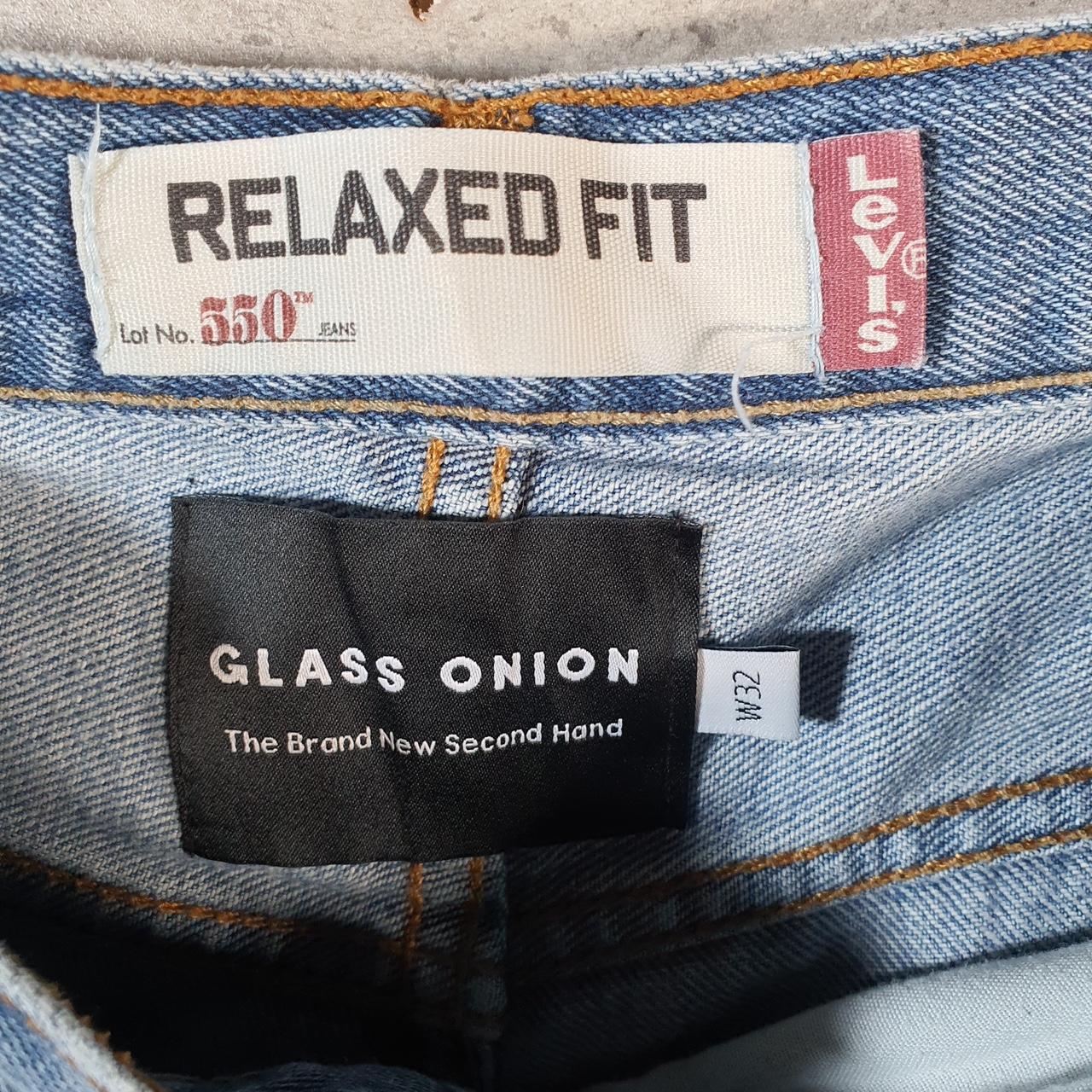 Vintage Levi’s 550 Baggy Shorts Jorts Cargo Mens W32 Blue Relaxed Denim