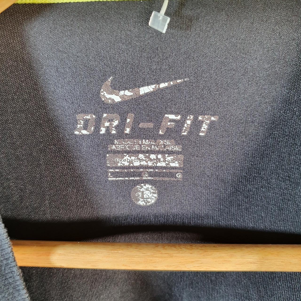 Vintage Nike Best Doesn’t Rest Dri fit T Shirt Mens Large Black Logo Swoosh Athletic