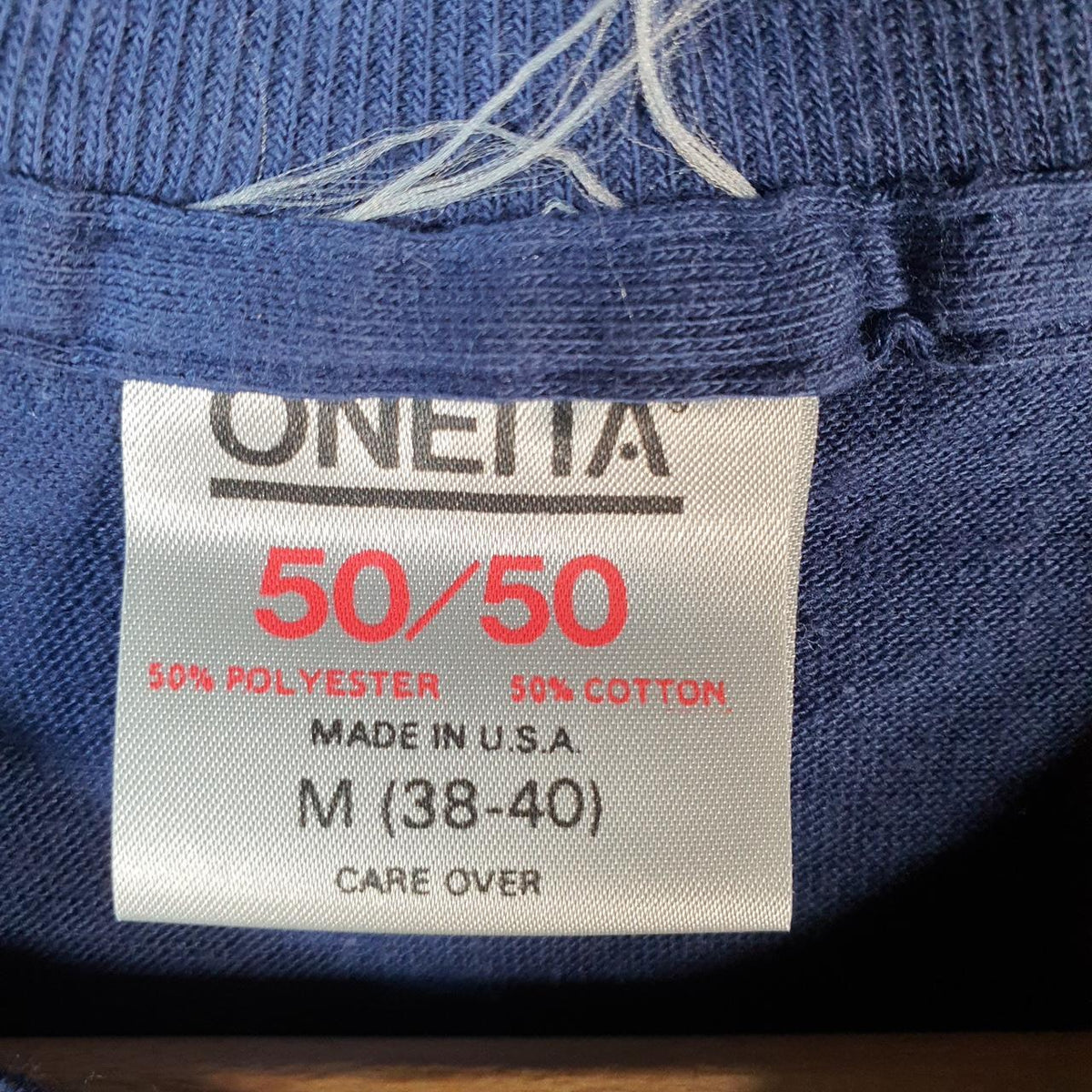 Vintage Oneita Alaska Graphic Single Stitch T Shirt Men’s Medium Blue Big Fish Vintage