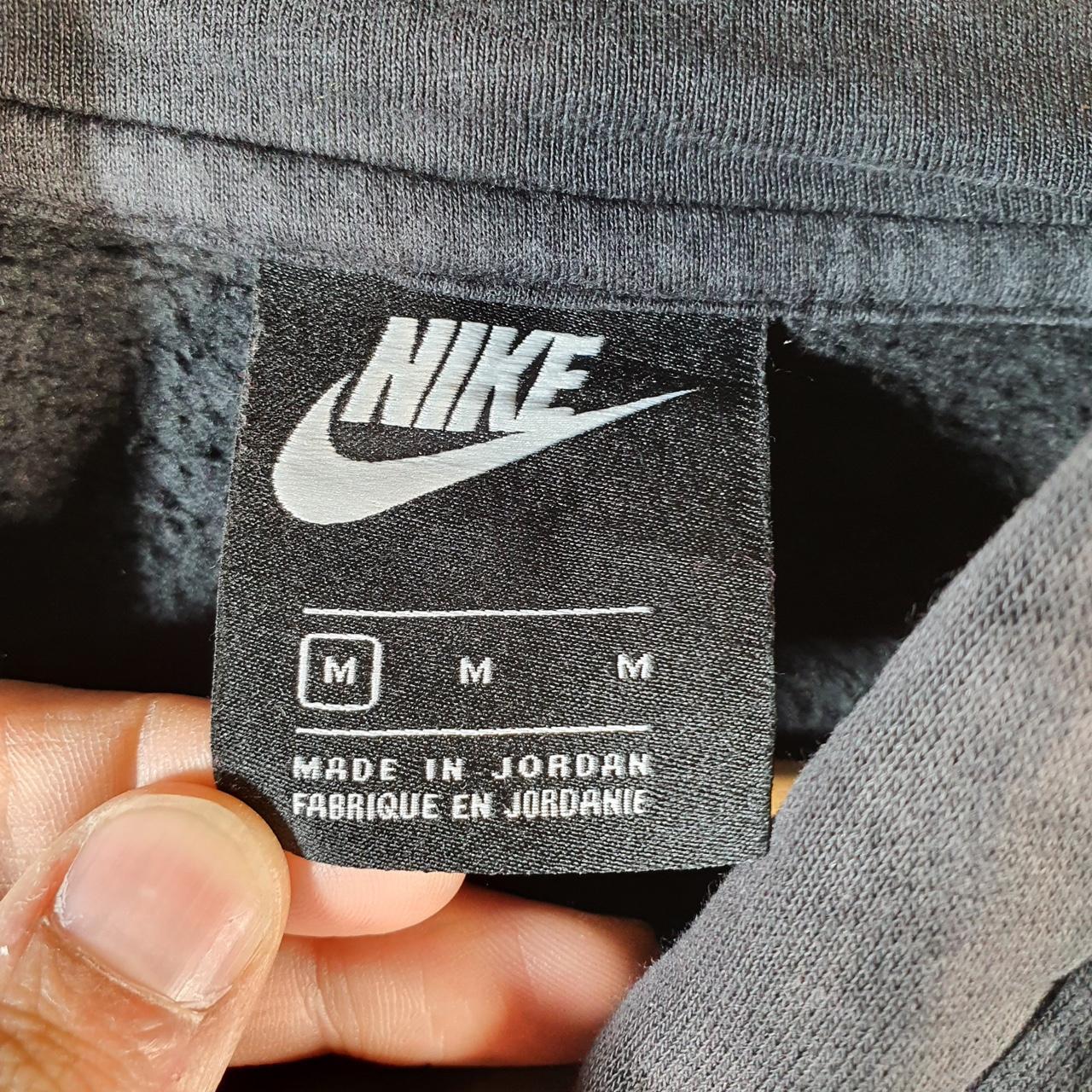 Vintage Nike Club Embroidered Hoodie Men’s Medium Black Swoosh Y2K Pullover