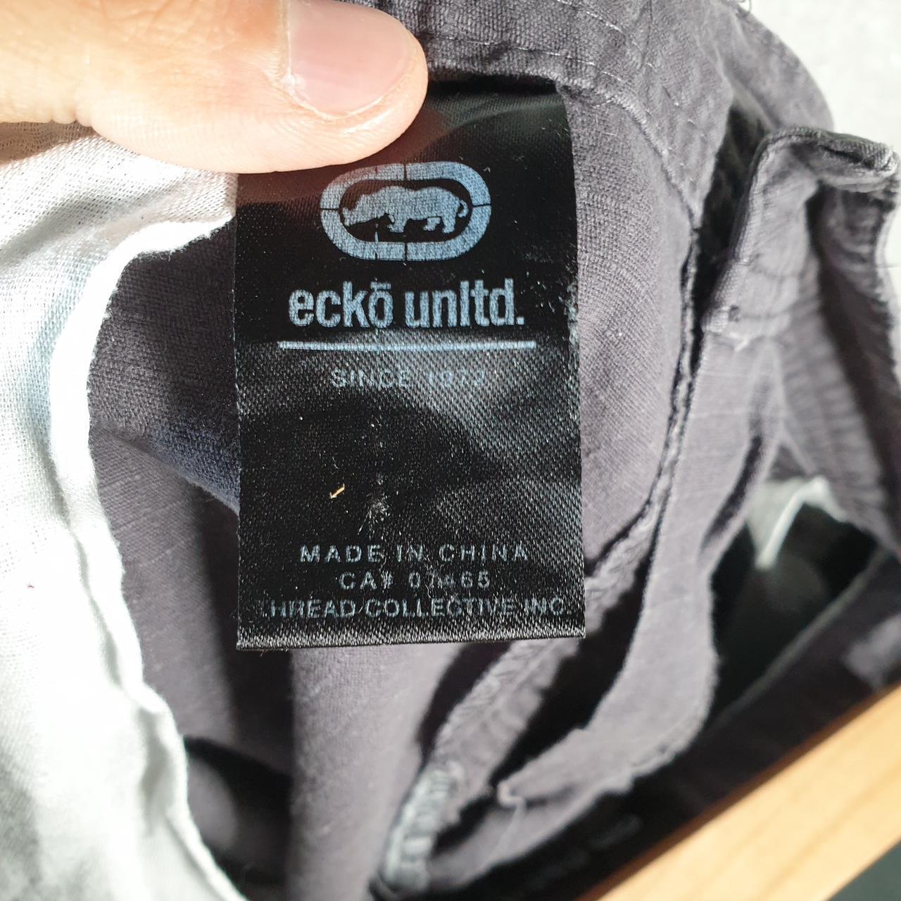 Vintage Ecko Unltd. Chino Shorts Jorts Cargo Mens W38 Grey Baggy Cotton