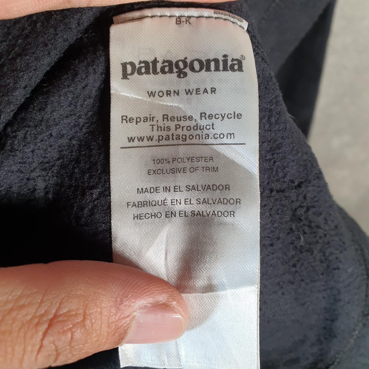 Vintage Patagonia Micro D Fleece Full Zip Sweatshirt Mens XL Black