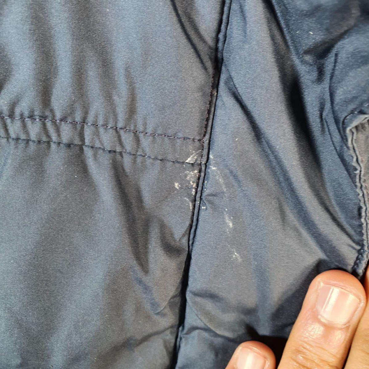 Vintage Patagonia Down With It Puffer Jacket Womens Medium Blue Full Zip Lightweight Big Fish Vintage