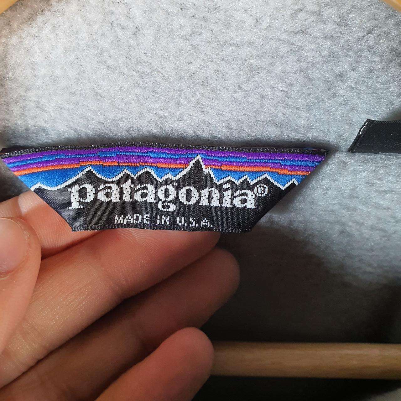 Vintage Patagonia 90s Waterproof Jacket Womens Small Blue Full Zip Windbreaker Big Fish Vintage