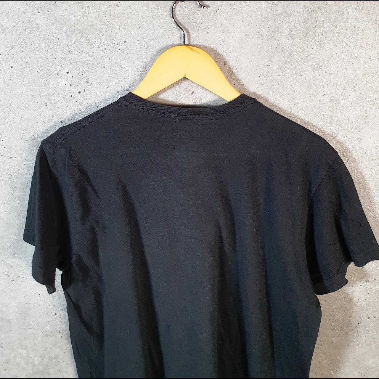 Vintage Ralph Lauren Polo T Shirt Men’s Medium Black Embroidered Pony Slim Fit C9137