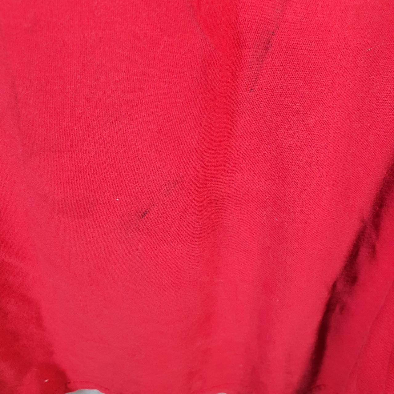 Vintage Adidas Amplifier T Shirt Men’s XL Red Three Stripes Logo Athletic