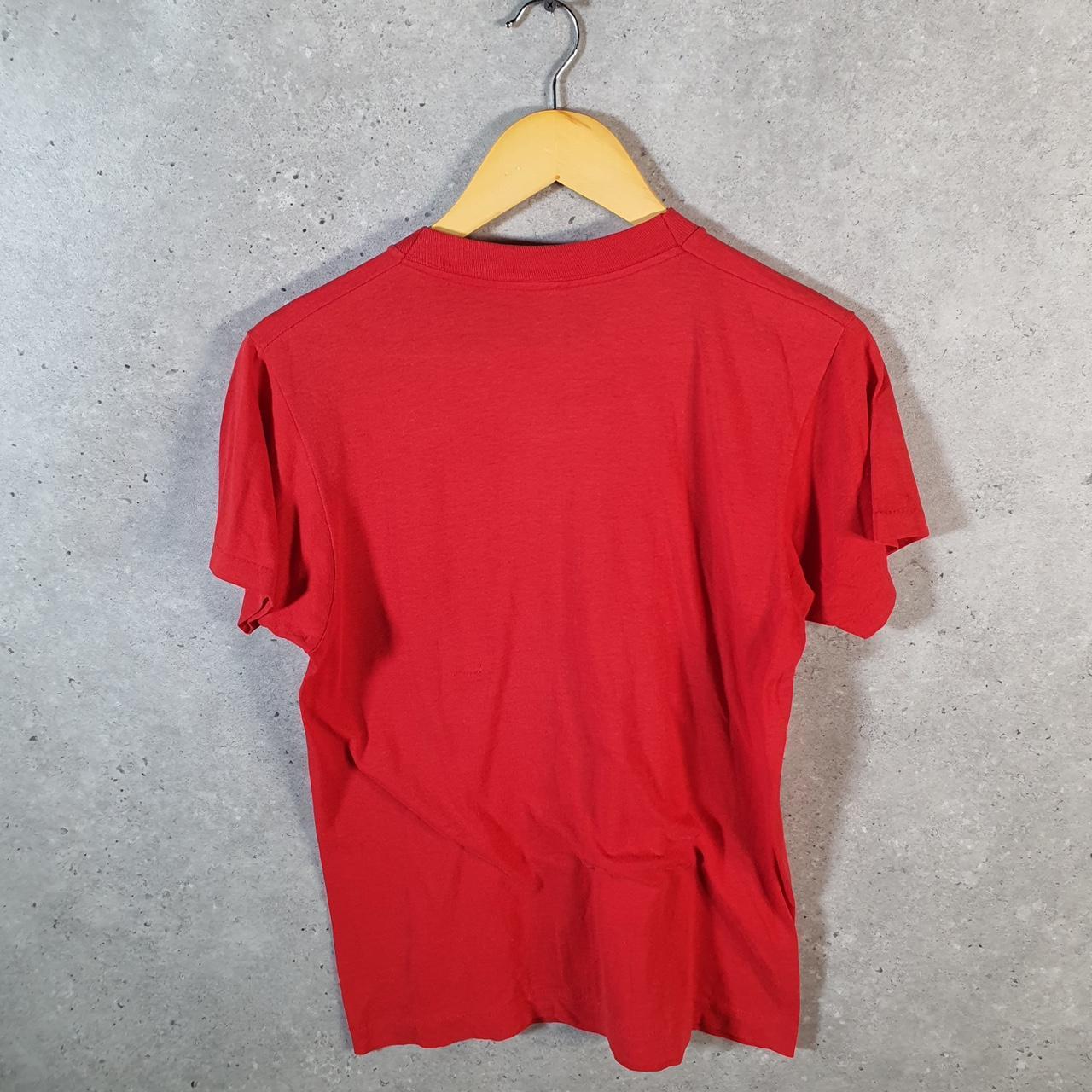 Vintage Screen Stars Magic 105FM 90s USA Single Stitch T Shirt Men’s Small Red