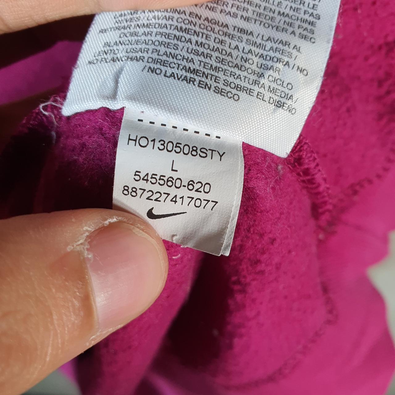 Vintage Nike Club Hoodie Womens Large Pink Swoosh Y2K Pullover Logo