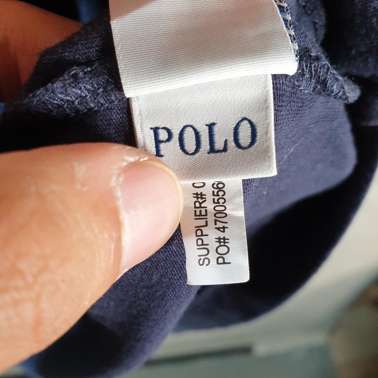 Vintage Ralph Lauren Polo T Shirt Men’s Medium Navy Blue Embroidered Classic Fit Pony C8570