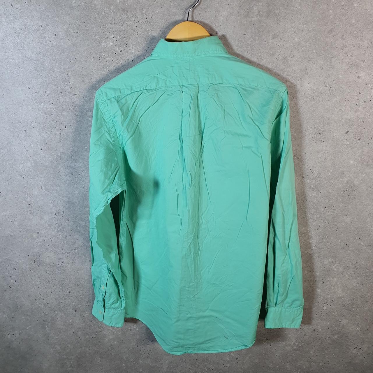 Vintage Ralph Lauren Button Down Shirt Men’s Small Blue Classic Fit Feather Weight Twill Pony