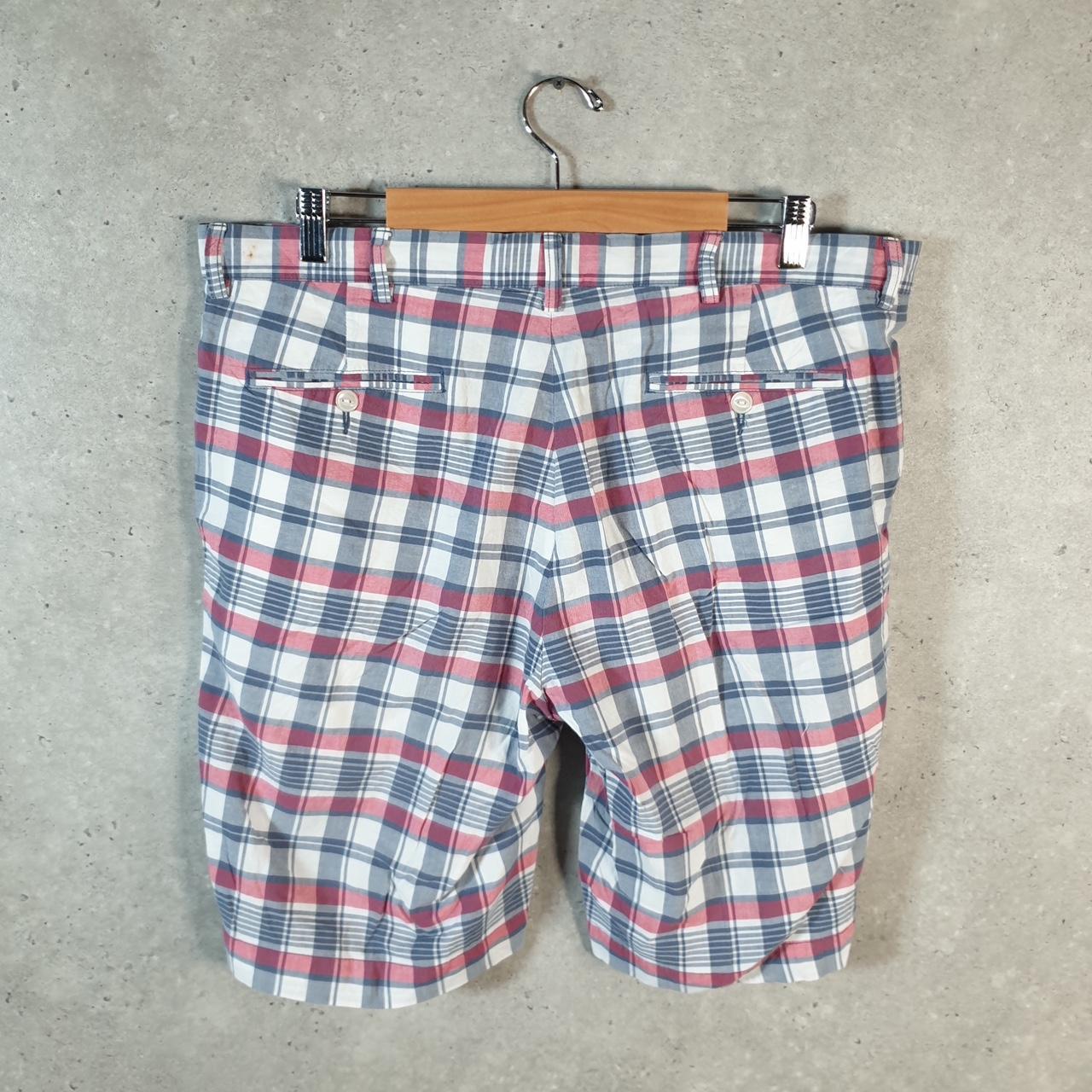 Vintage Ralph Lauren Polo Shorts Jorts Chino Cargo Men’s W38 Checkered Baggy Cotton