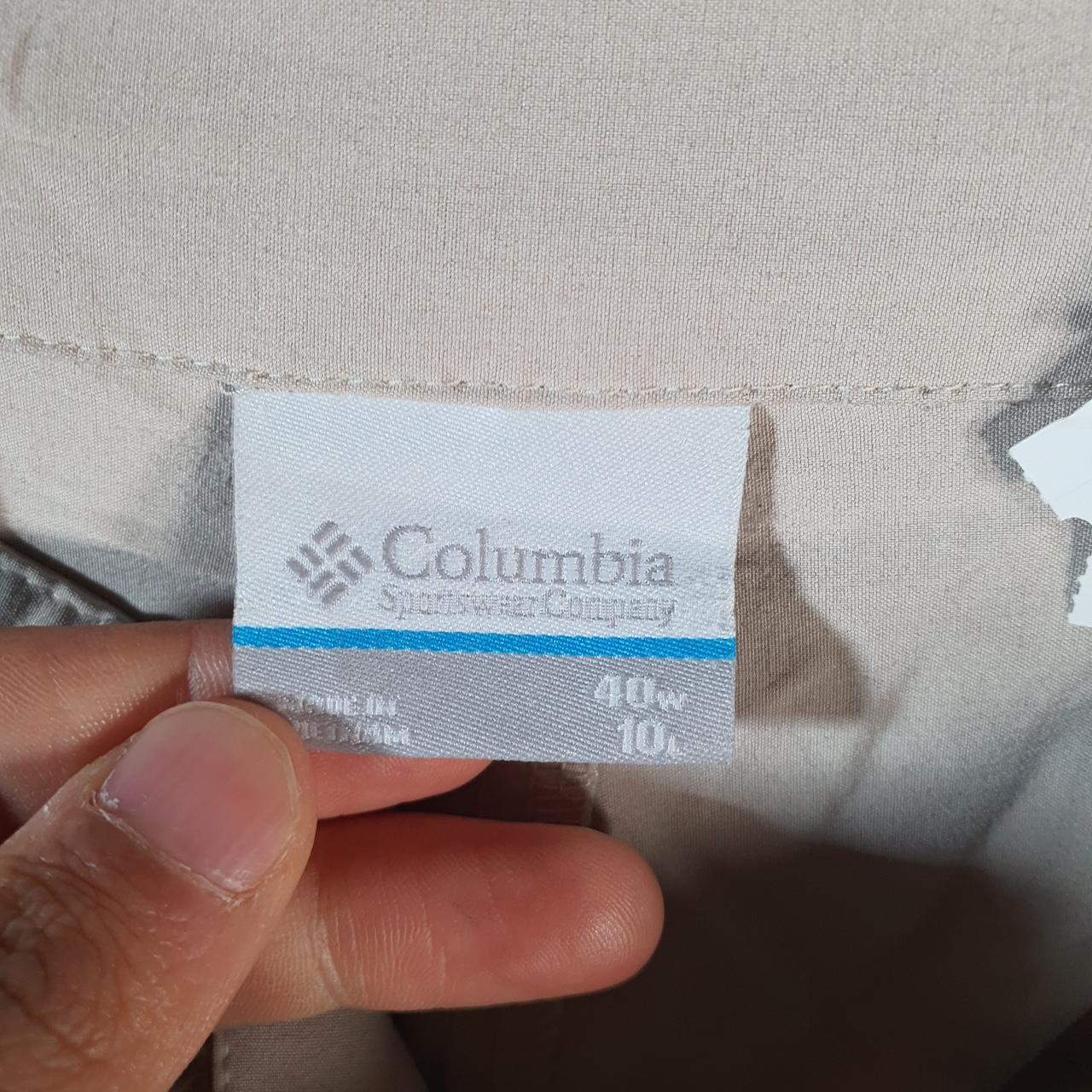 Vintage Columbia Carpenter Shorts Jorts Cargo Men’s W40 Brown Athletic Hiking Fishing Gear A4463