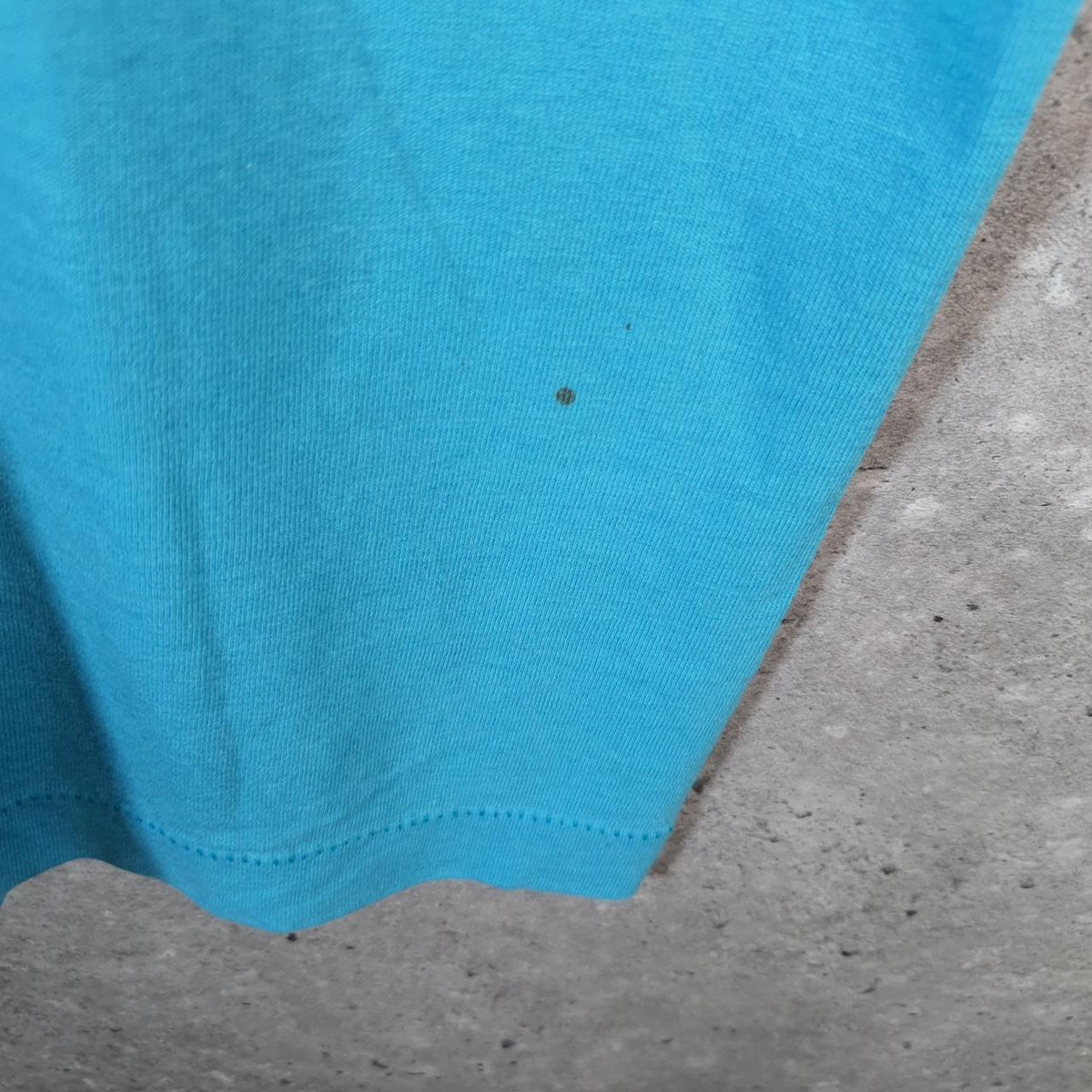Vintage Screen Stars Indianapolis Teddy Bear 90s Single Stitch T Shirt Men’s Large Blue