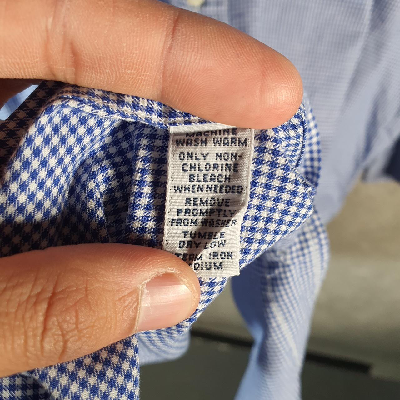 Vintage Ralph Lauren Button Down Shirt Men’s XL Yarmouth Checkered Blue Pony