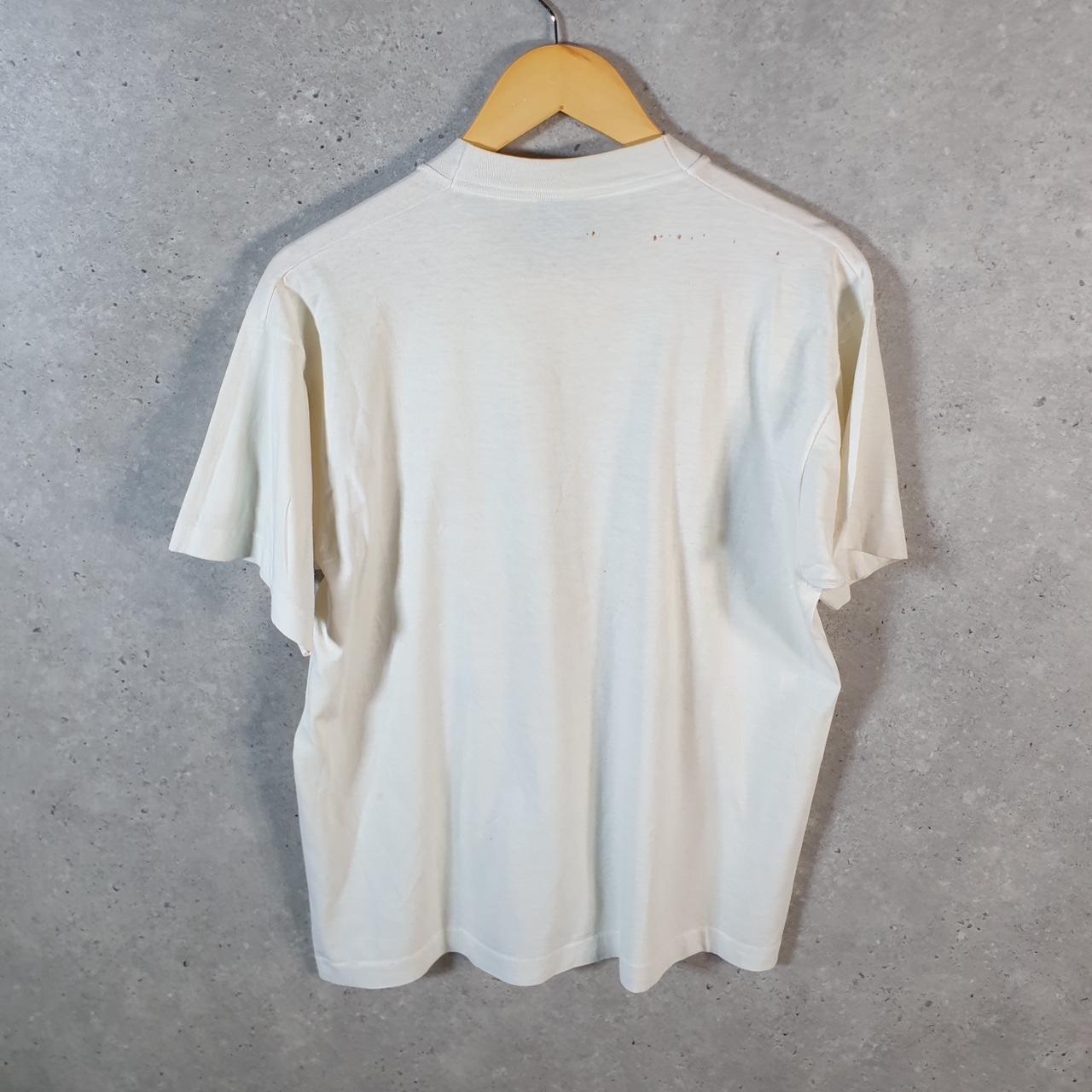 Vintage Fruit of the Loom Sally D Meadows Field 90s USA Single Stitch T Shirt Men’s Large White