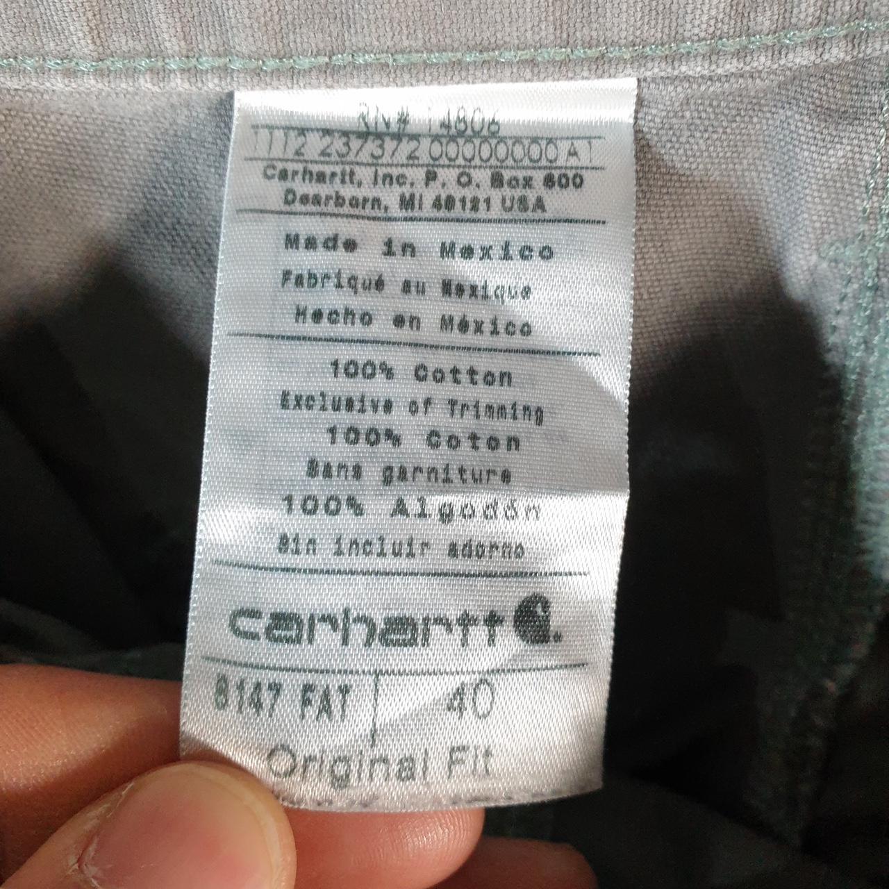 Vintage Carhartt Baggy Carpenter Shorts Jorts Cargo Men’s W40 Grey Original Fit Workwear