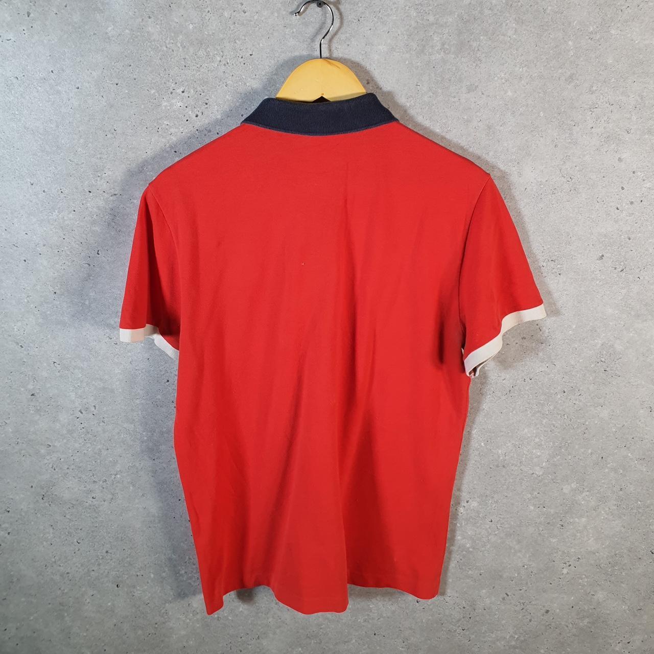 Vintage Lacoste Polo Shirt Men’s Small Red Classic Fit Embroidered Logo