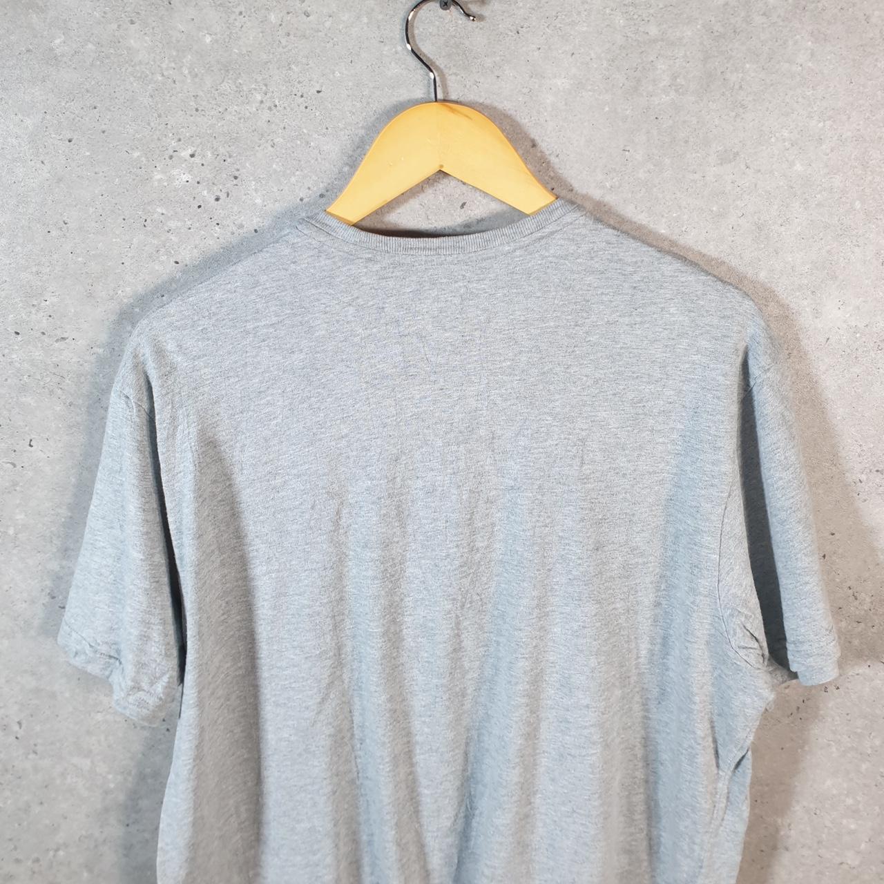 Vintage Ralph Lauren Polo T Shirt Men’s Large Grey Embroidered Classic Fit Pony C9036