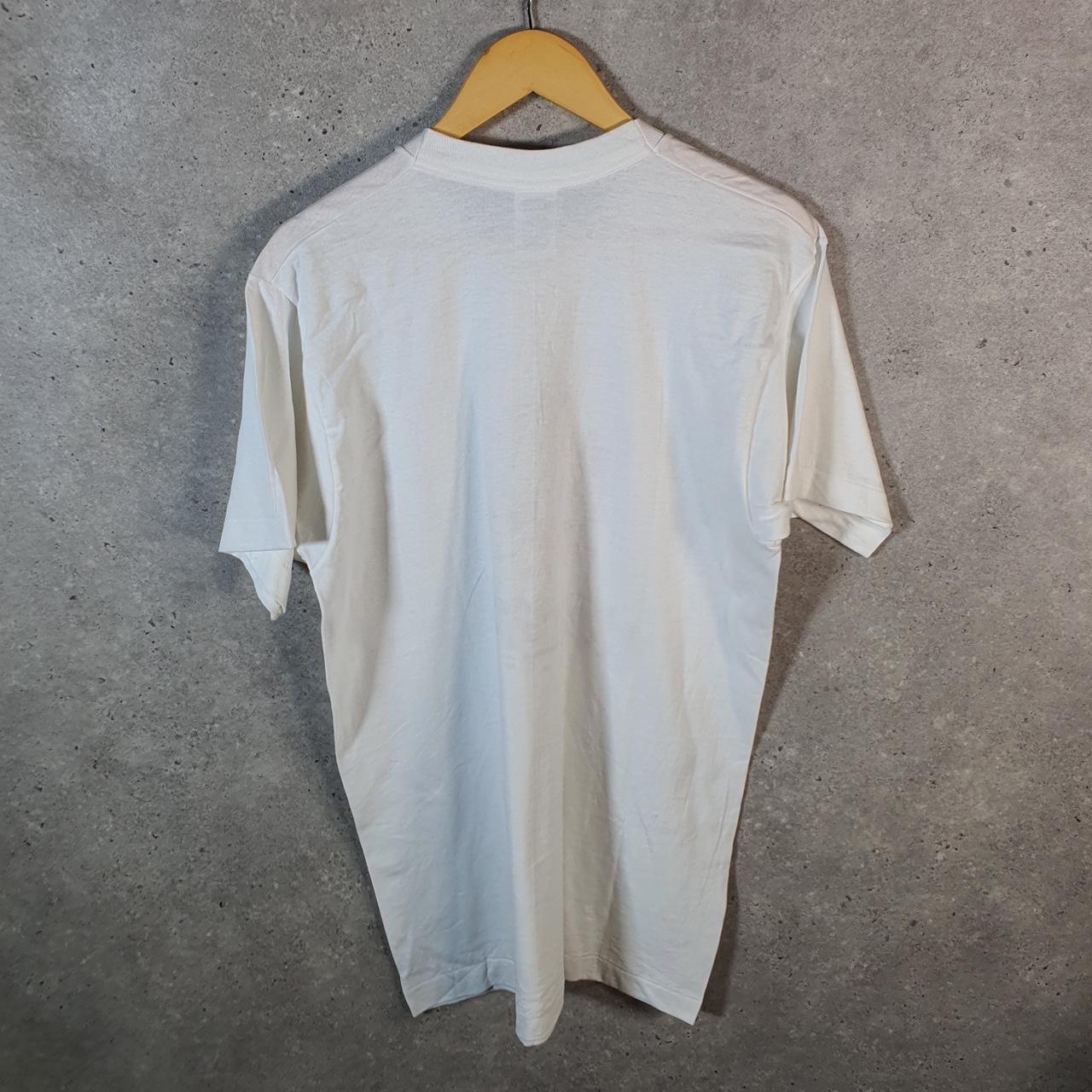 Vintage Fruit Of The Loom Mootown Snacks Cow 90s USA Single Stitch T Shirt Men’s Large White