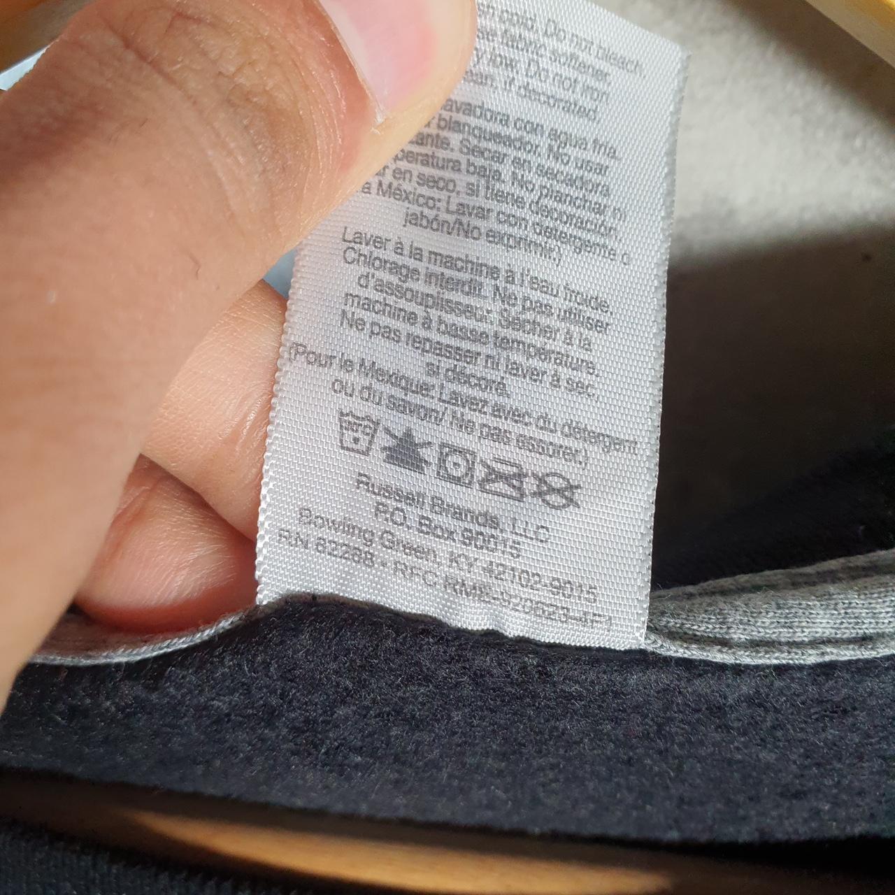 Vintage Russell Athletic Blank Sweatshirt Men’s 2XL Black Pullover Baggy