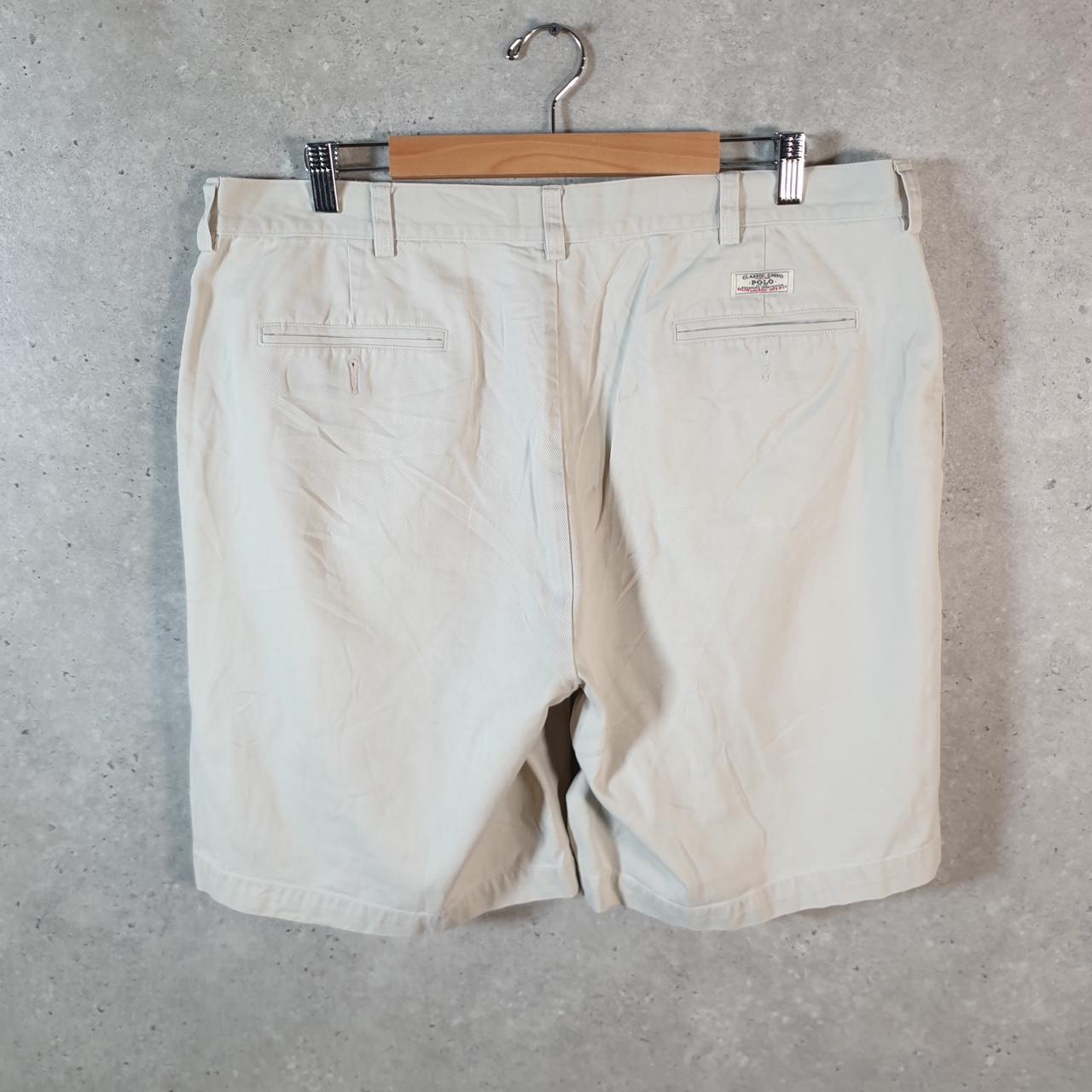 Vintage Ralph Lauren Polo Shorts Jorts Chino Cargo Men’s W40 Brown Baggy Cotton