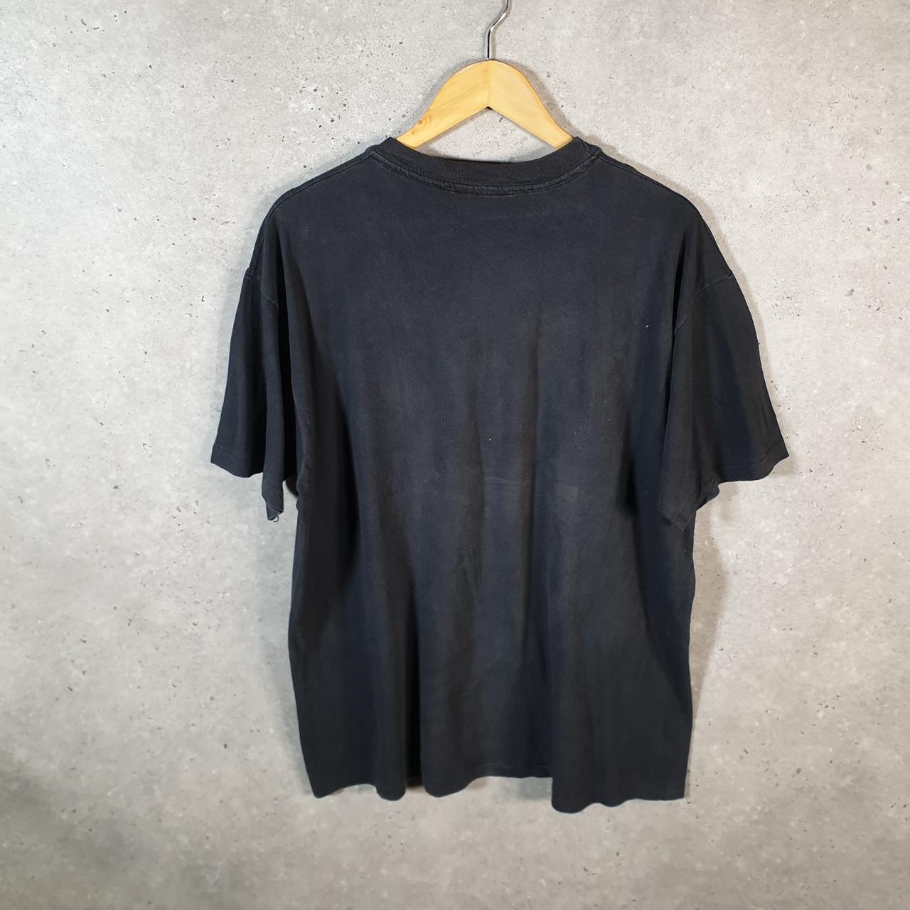 Vintage Yes Clothing Company Spellout USA Single Stitch T Shirt Men’s Medium Black Big Fish Vintage