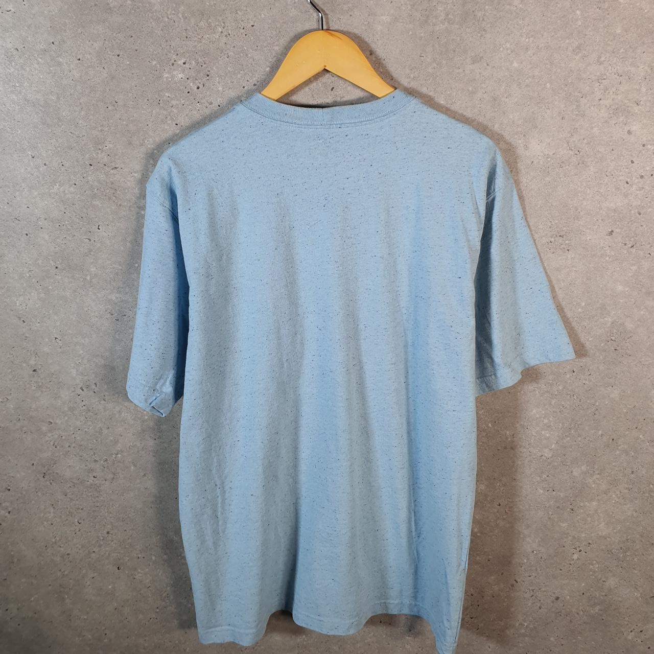 Vintage Carhartt Pocket T Shirt Men’s Medium Blue Workwear Chore Utility Loose Fit C9226